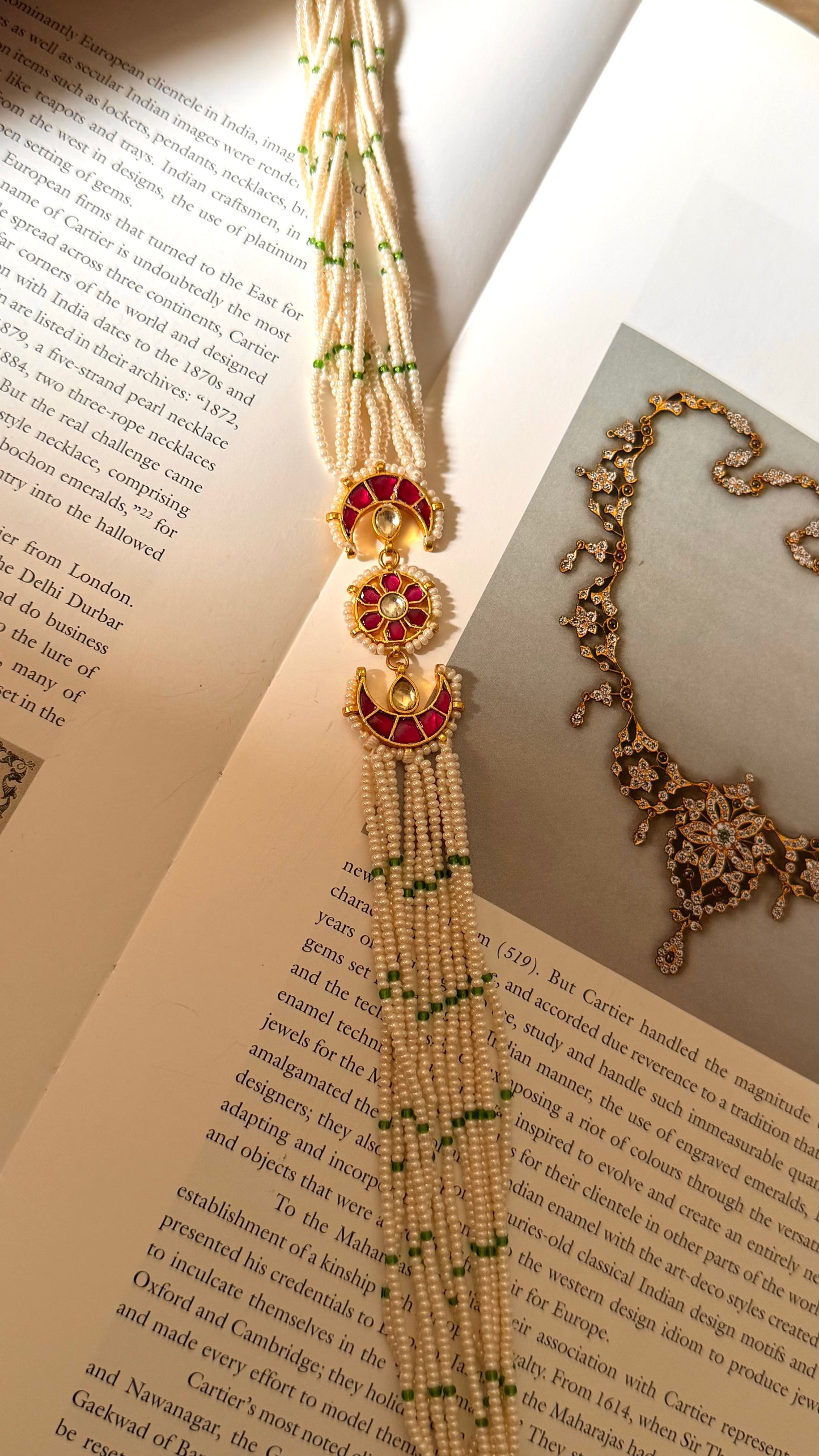 Ruby kundan heritage sheeshpatti