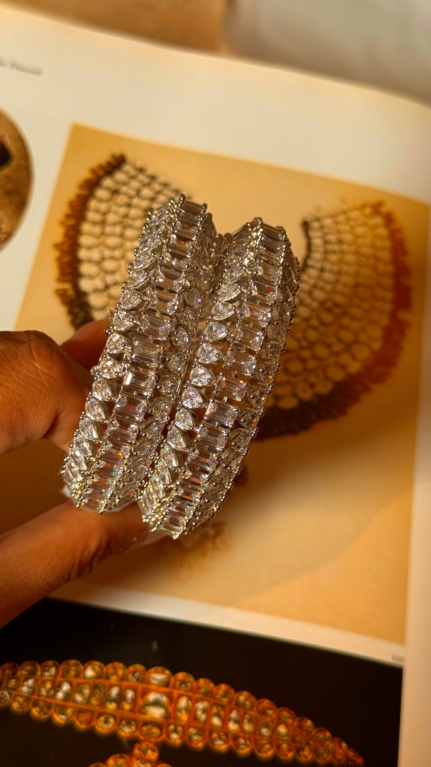 Statement cz diamond bangles