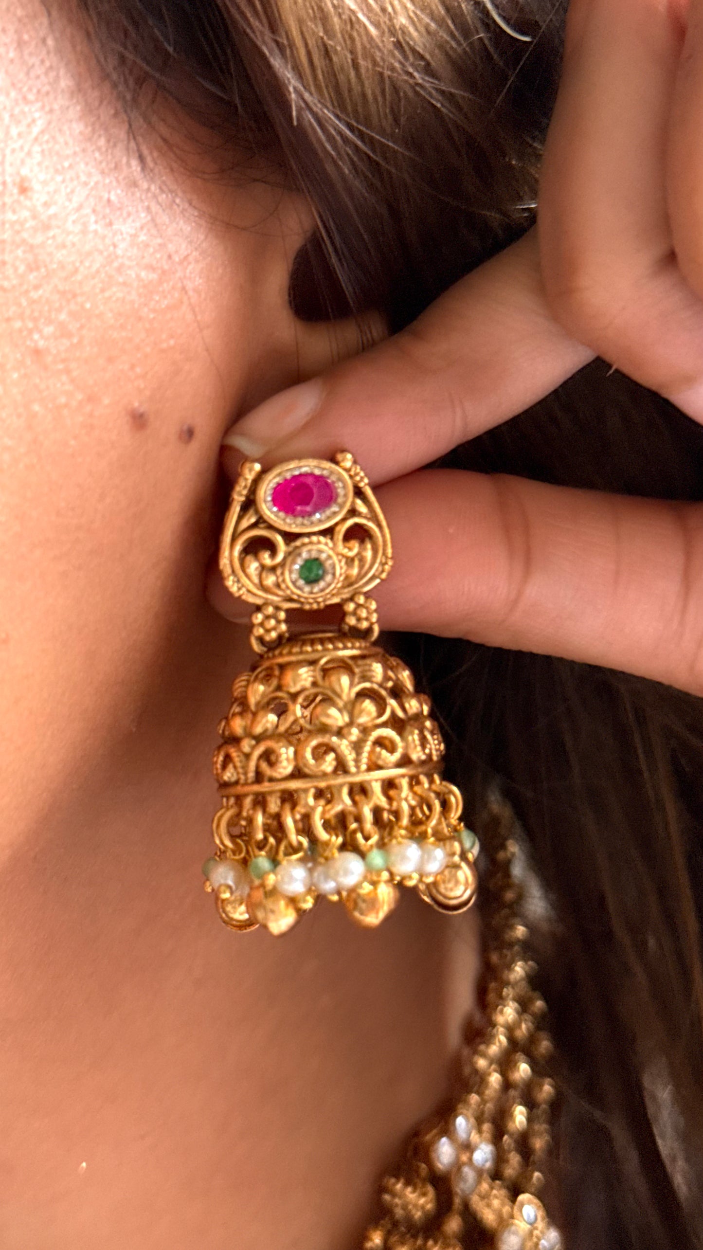Rajwada real Swarovski combo