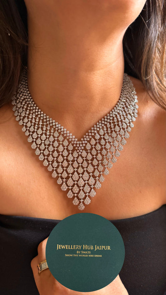 Noor shine cz diamond Necklace