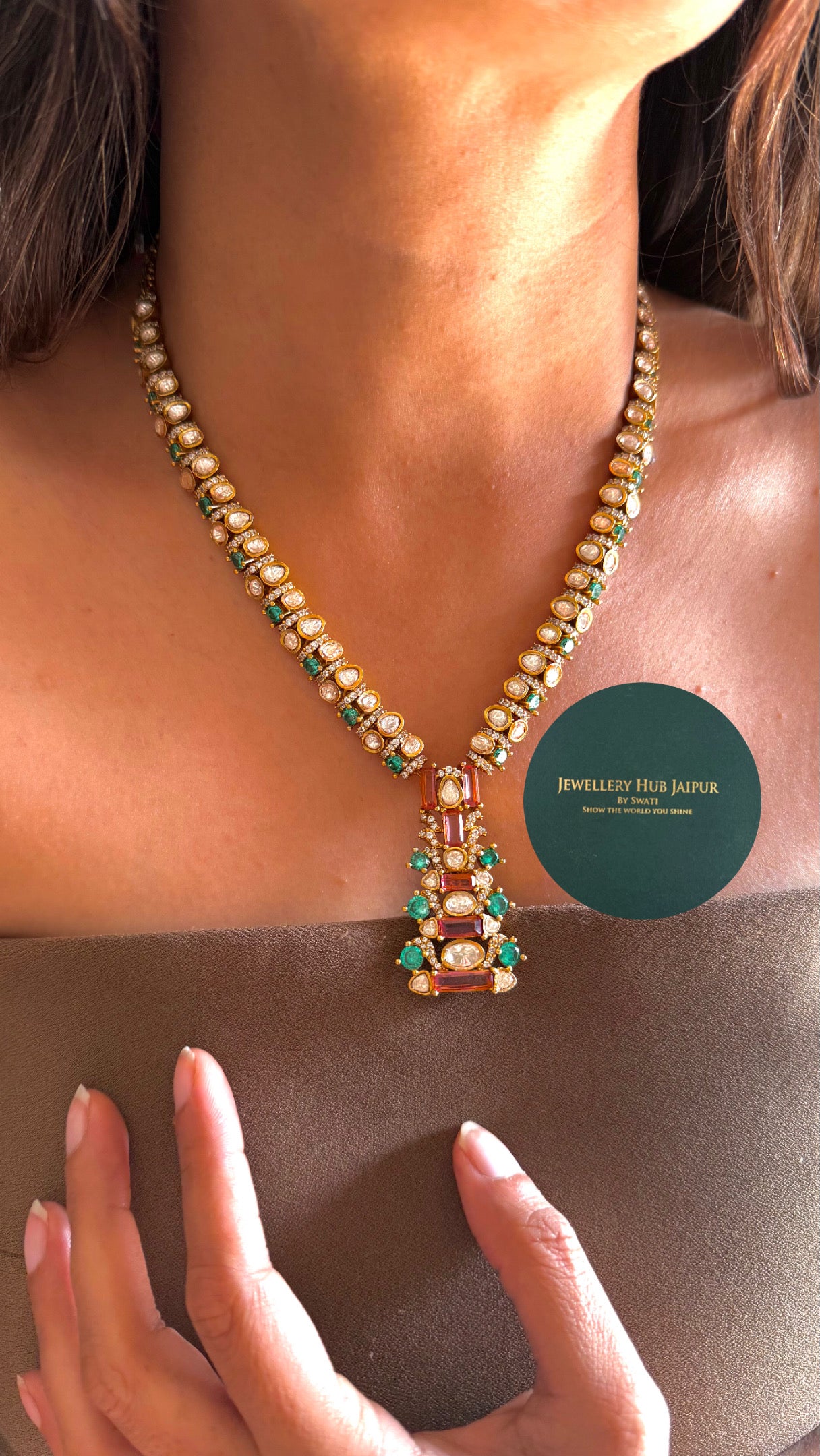 Real Swaroski designer necklace