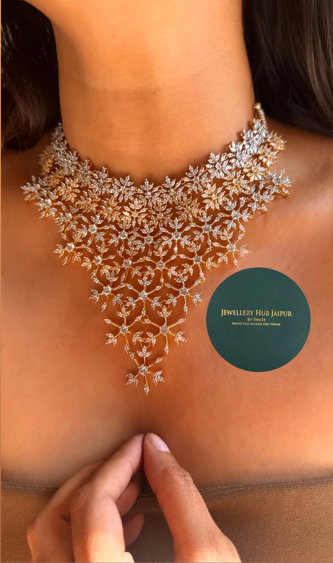 Diamond Designer GJ Sparkle necklace