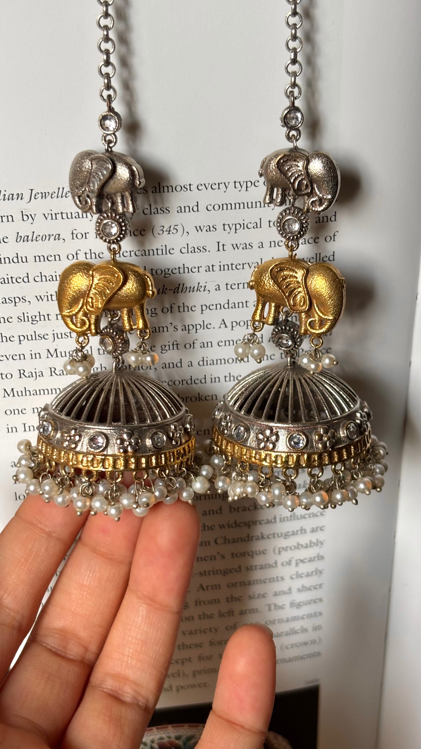 Gajj jhumki tribal Earrings