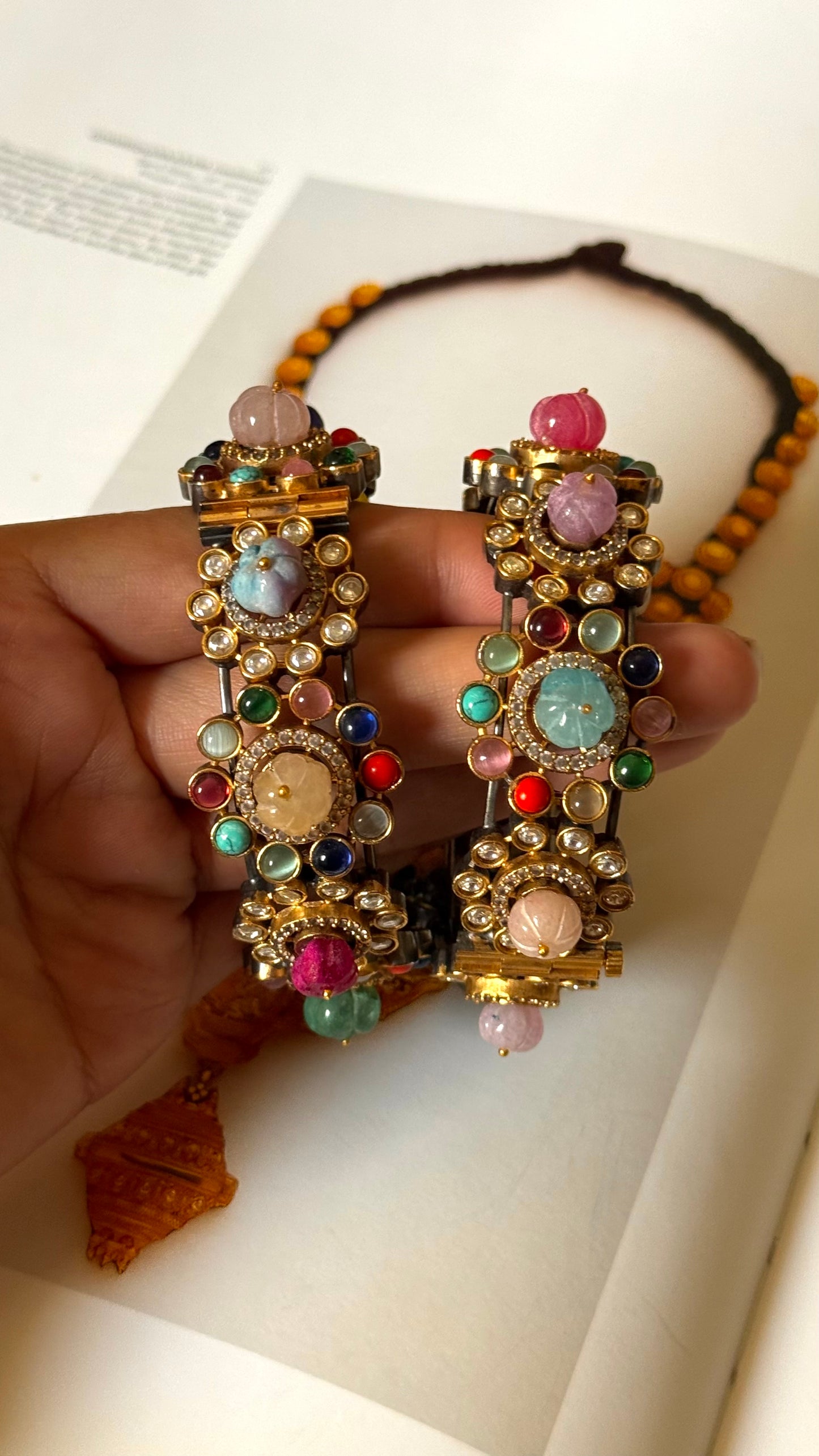 Sabhyasachi inspired multicoloured Bangles
