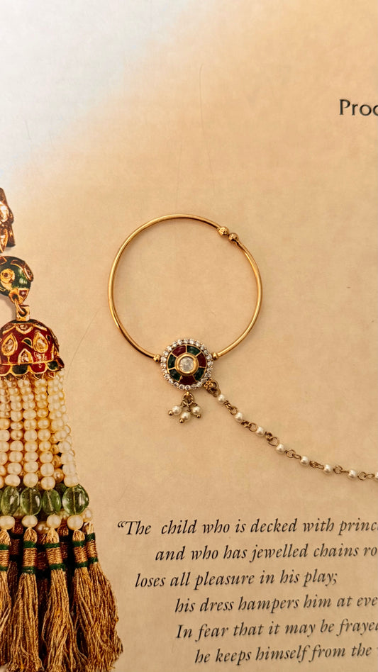 Emerald & ruby katdana nath