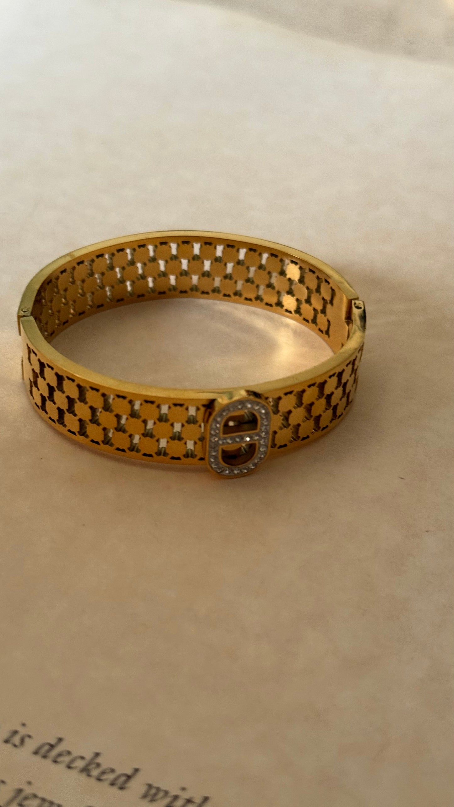 Designer Golden Luxe Bracelet