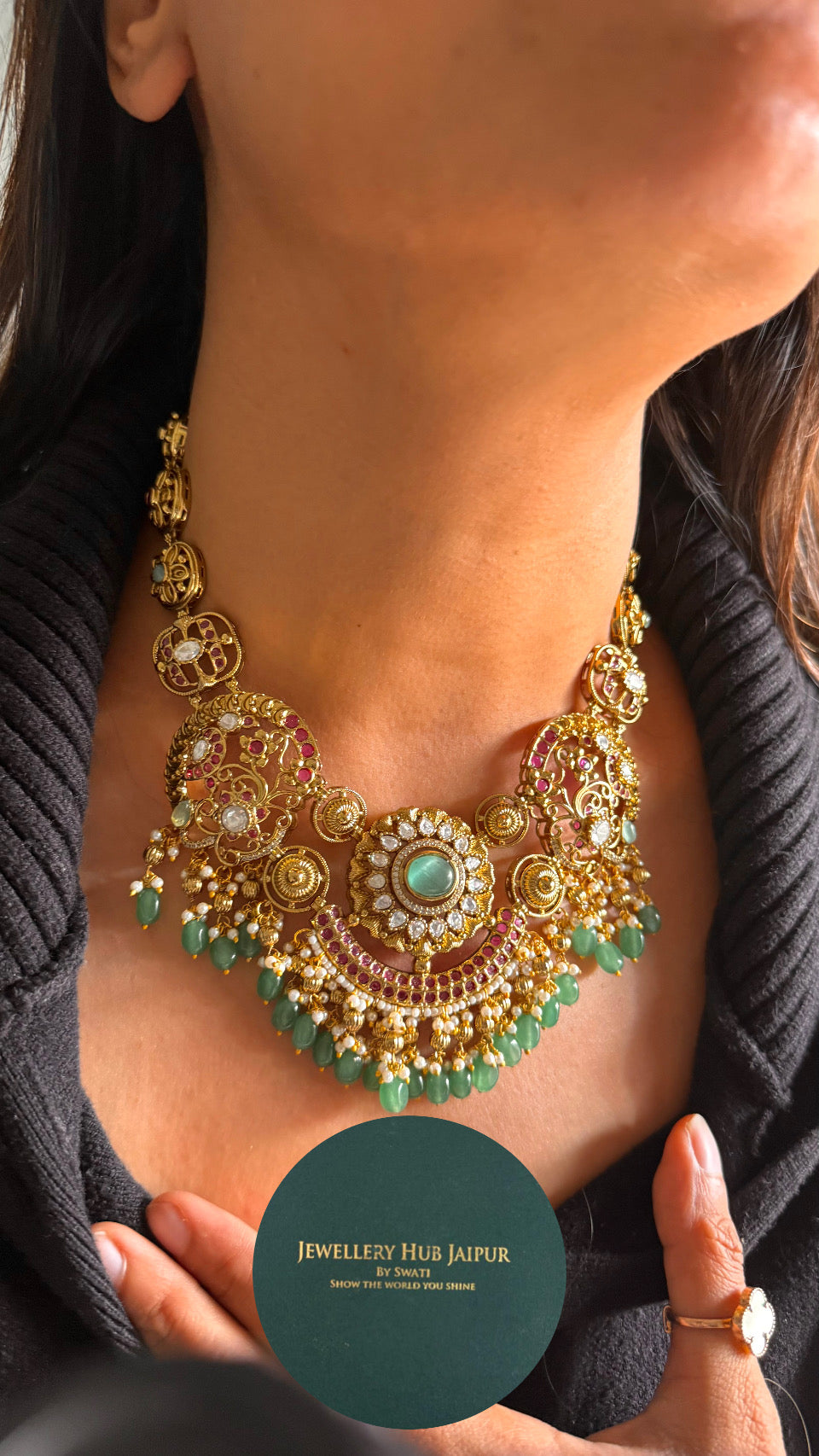 Mint inlay rajwada set