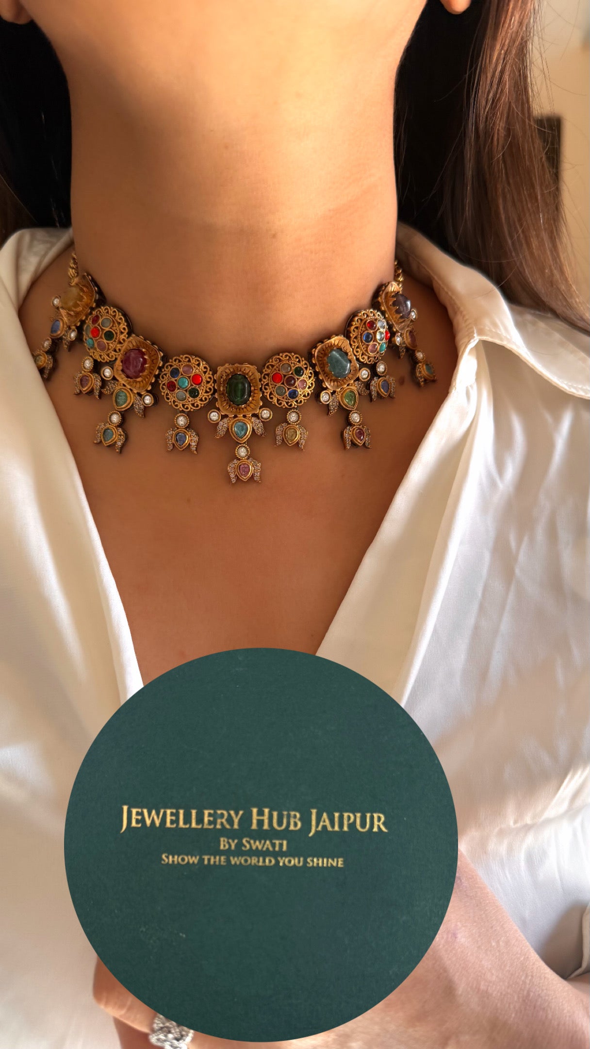 Sabyasachi inspired vintage collar necklace 2