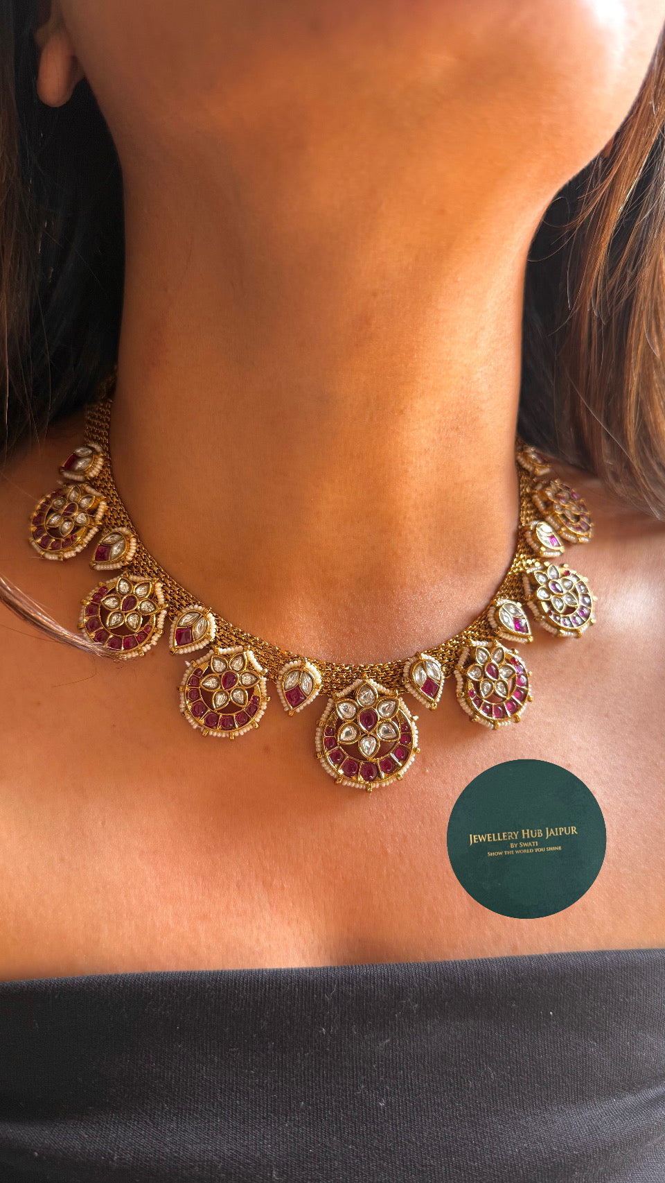 Sabya inspired minimal ruby set