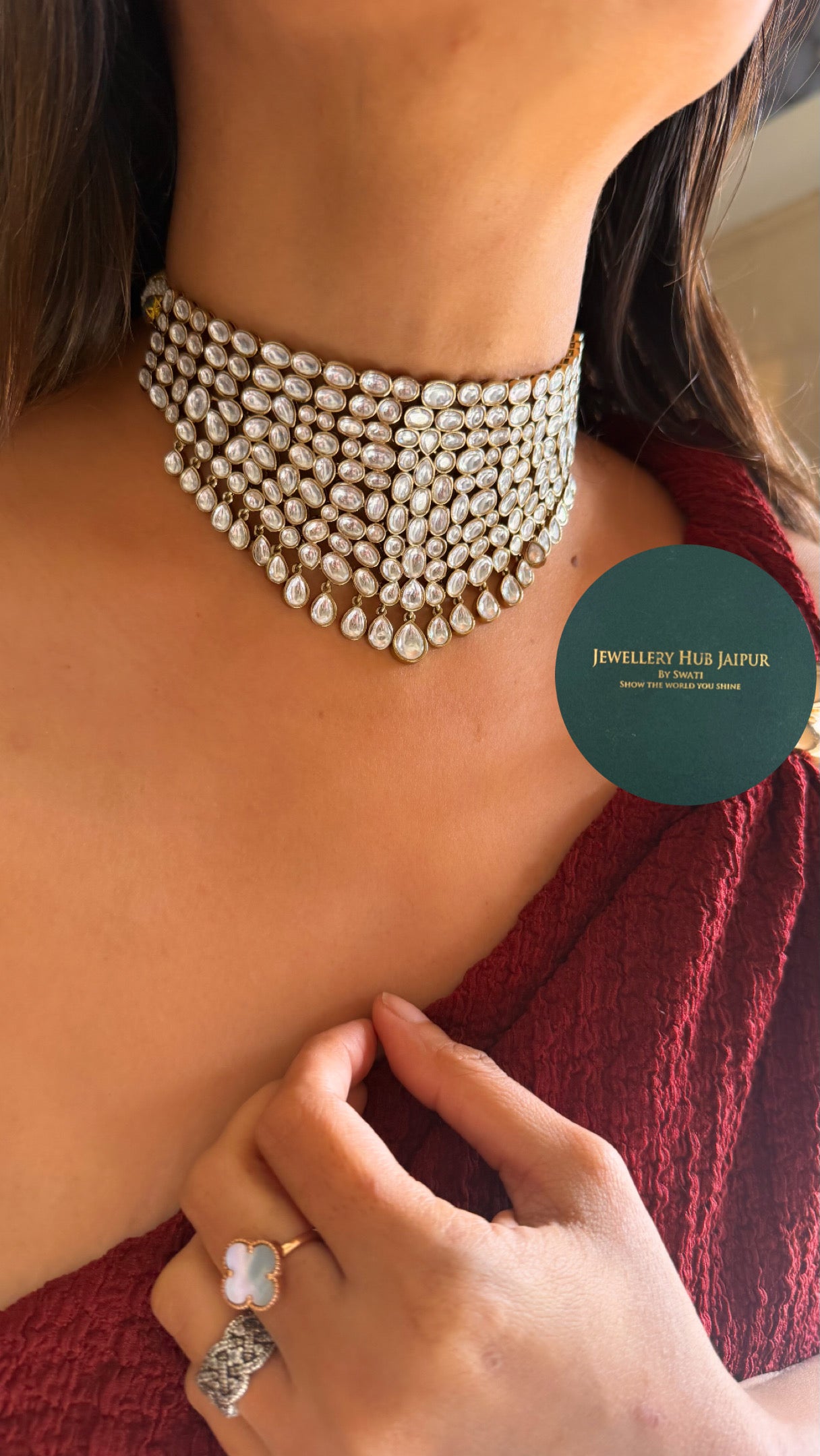 Polki heritage choker- ARUNDATI