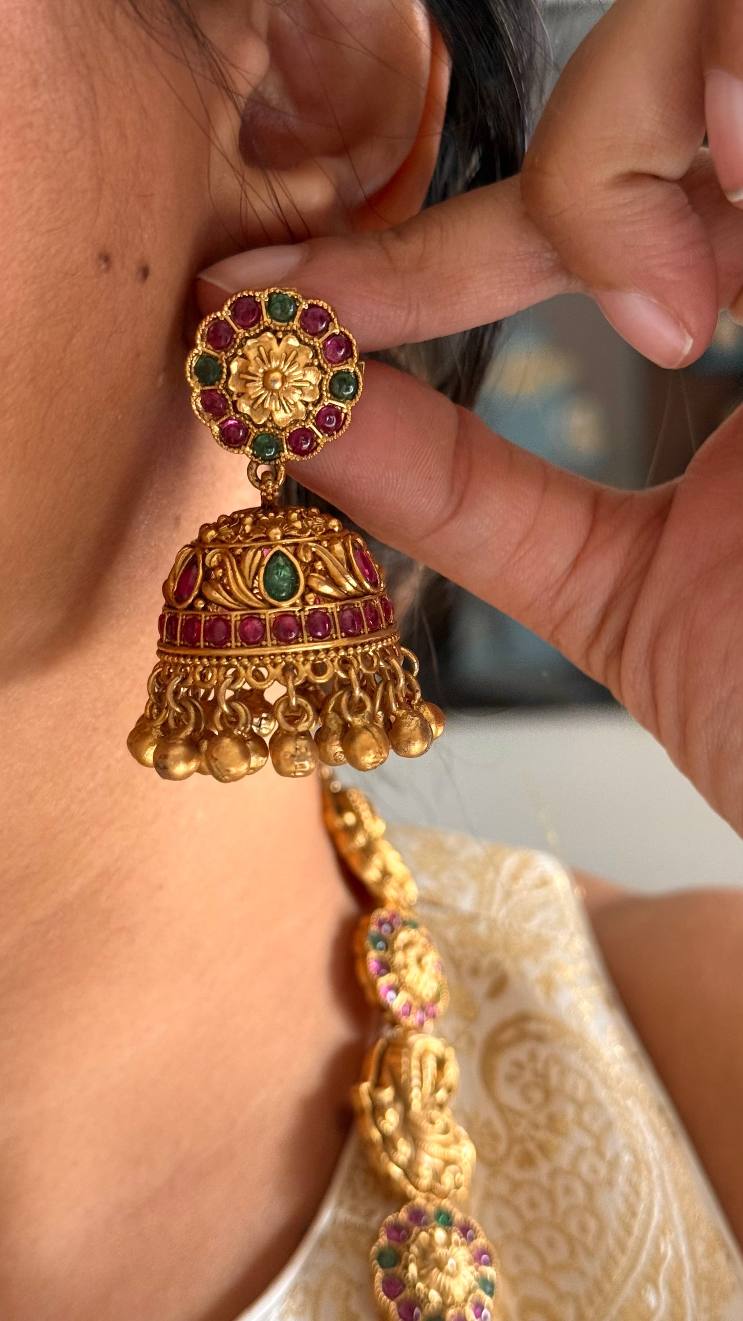 Ram durbar long necklace