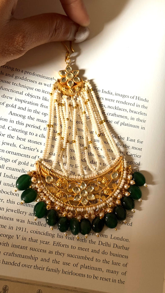 Paachi Heritage emerald drop passa
