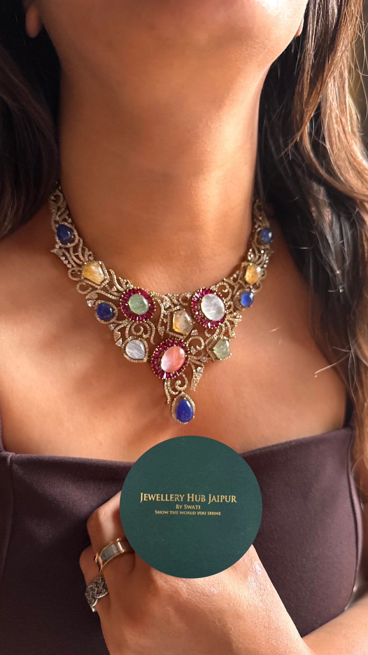 Sabyasachi inspired designer collar necklace
