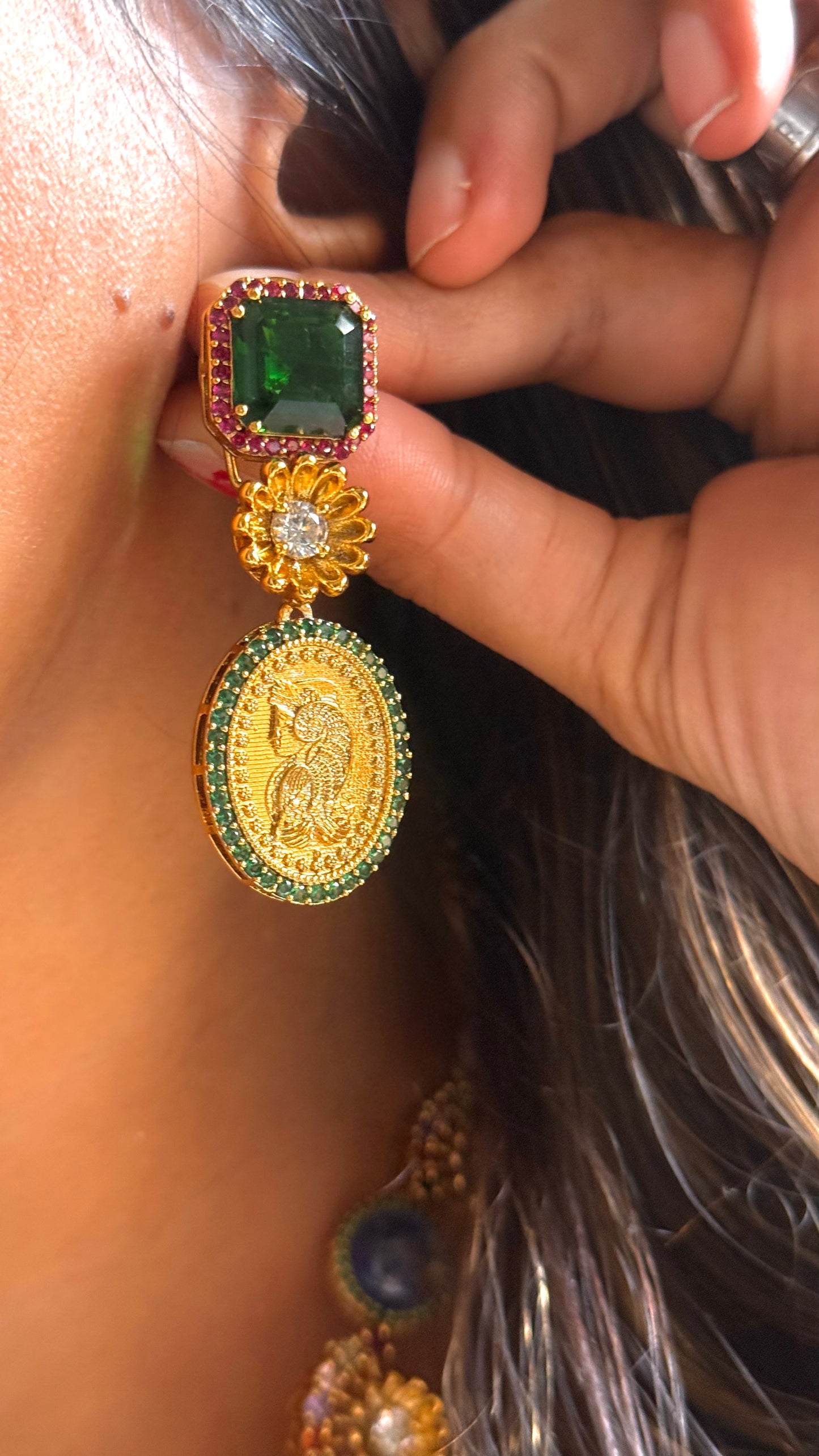 Victorian coin inspired designer necklace