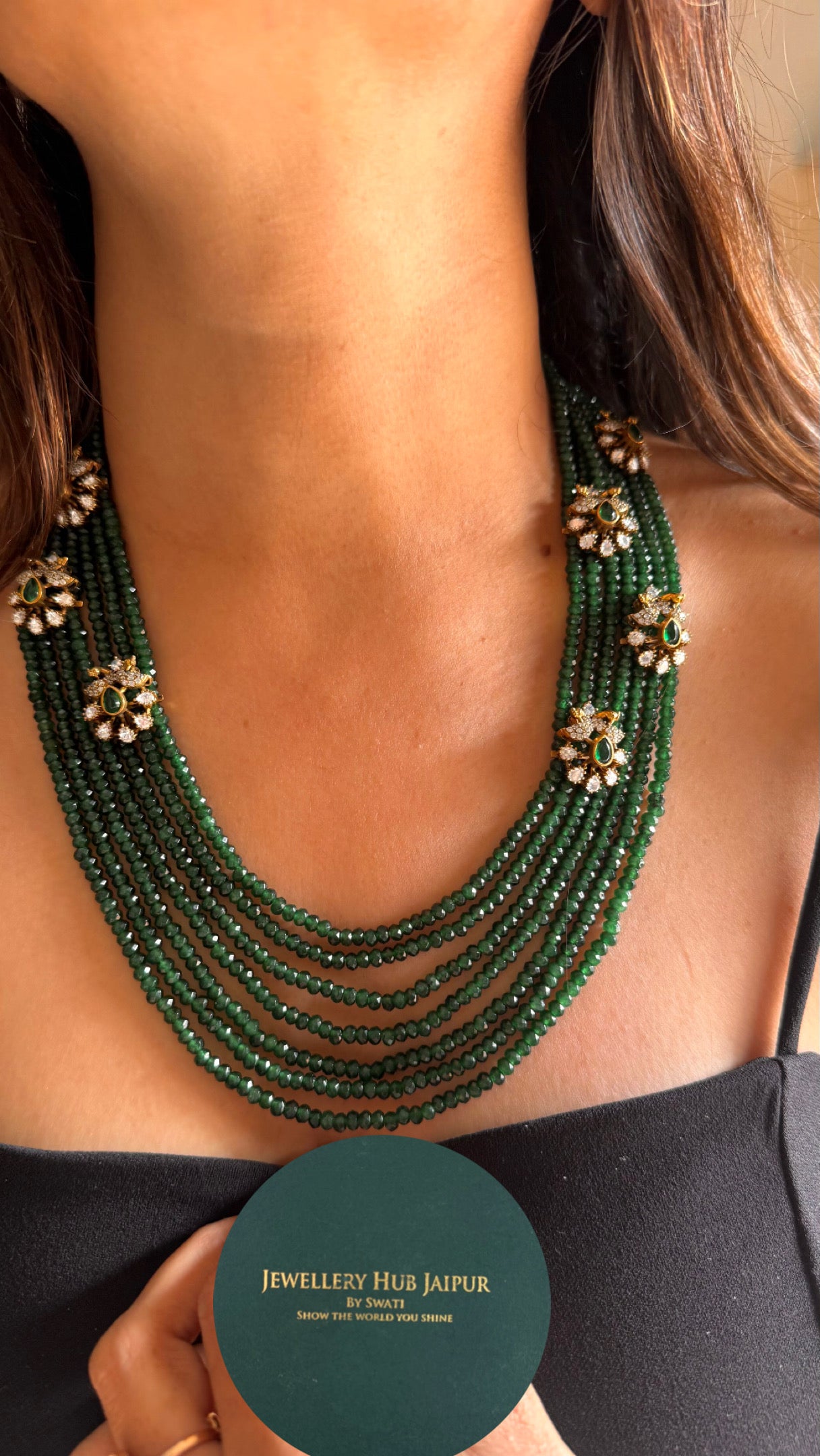 Emerald Victorian 5 layer string