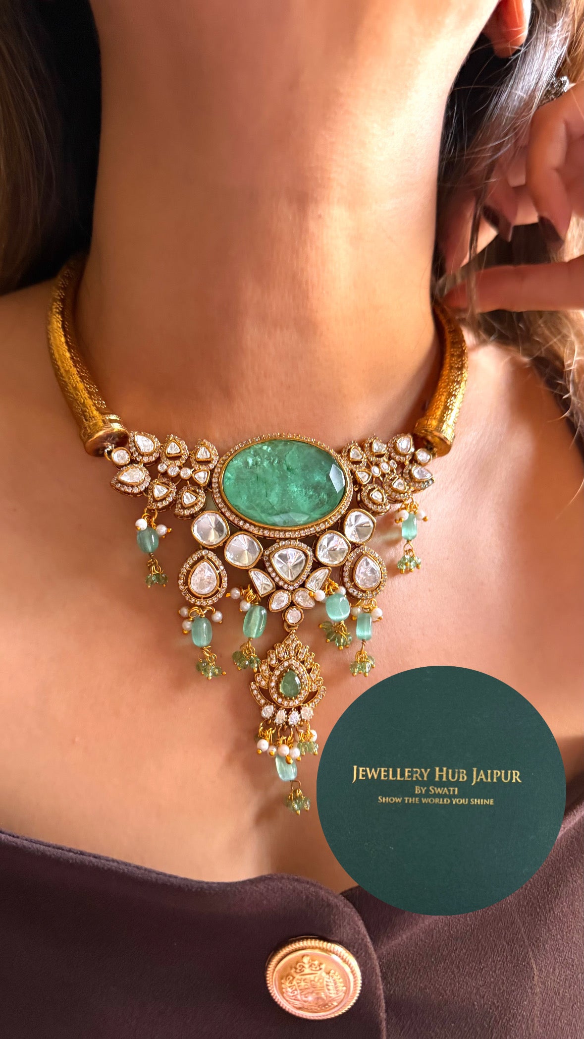 Mint doublet moissanite Hasli