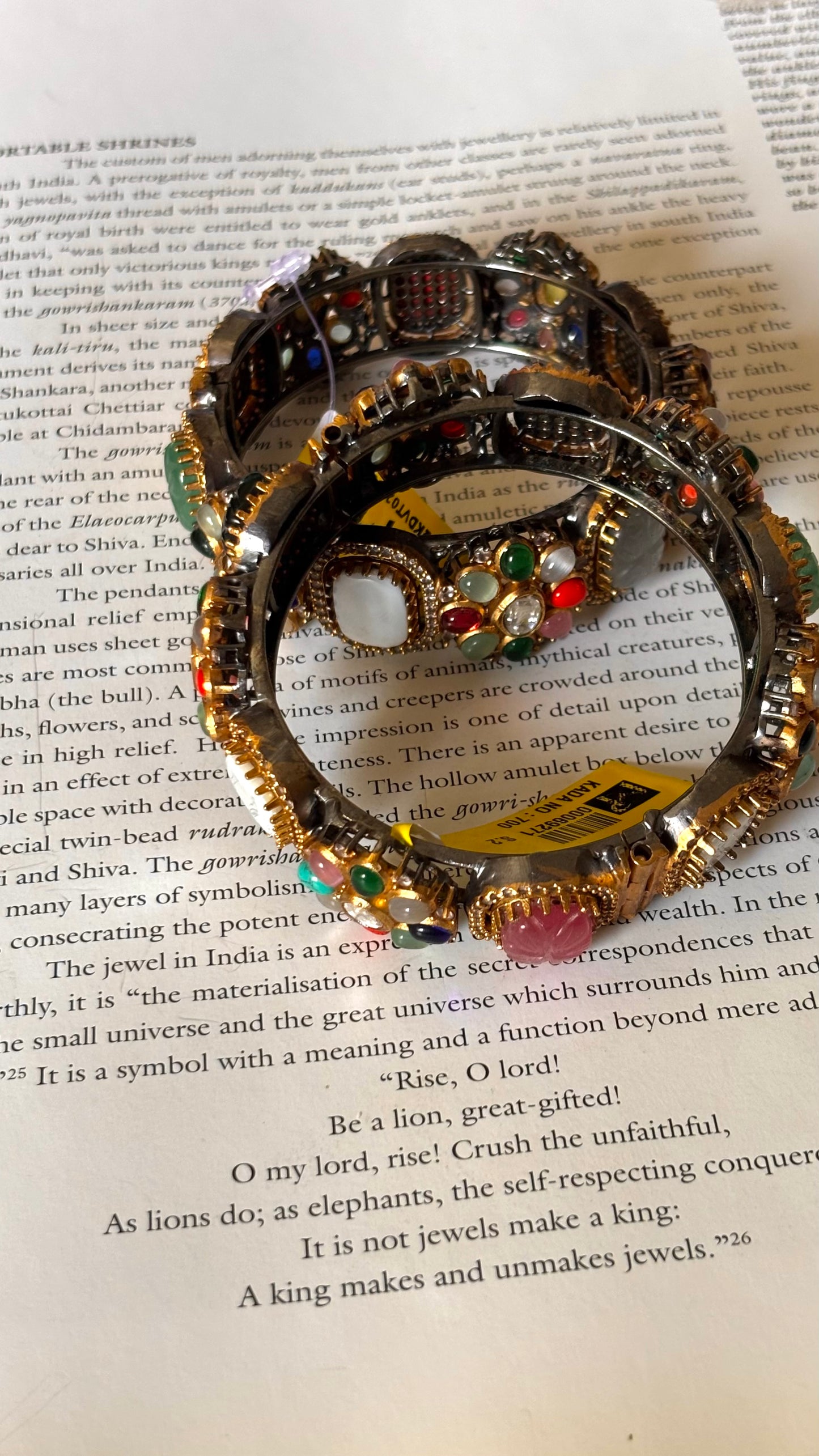Sabhyasachi navratna designer Bangles
