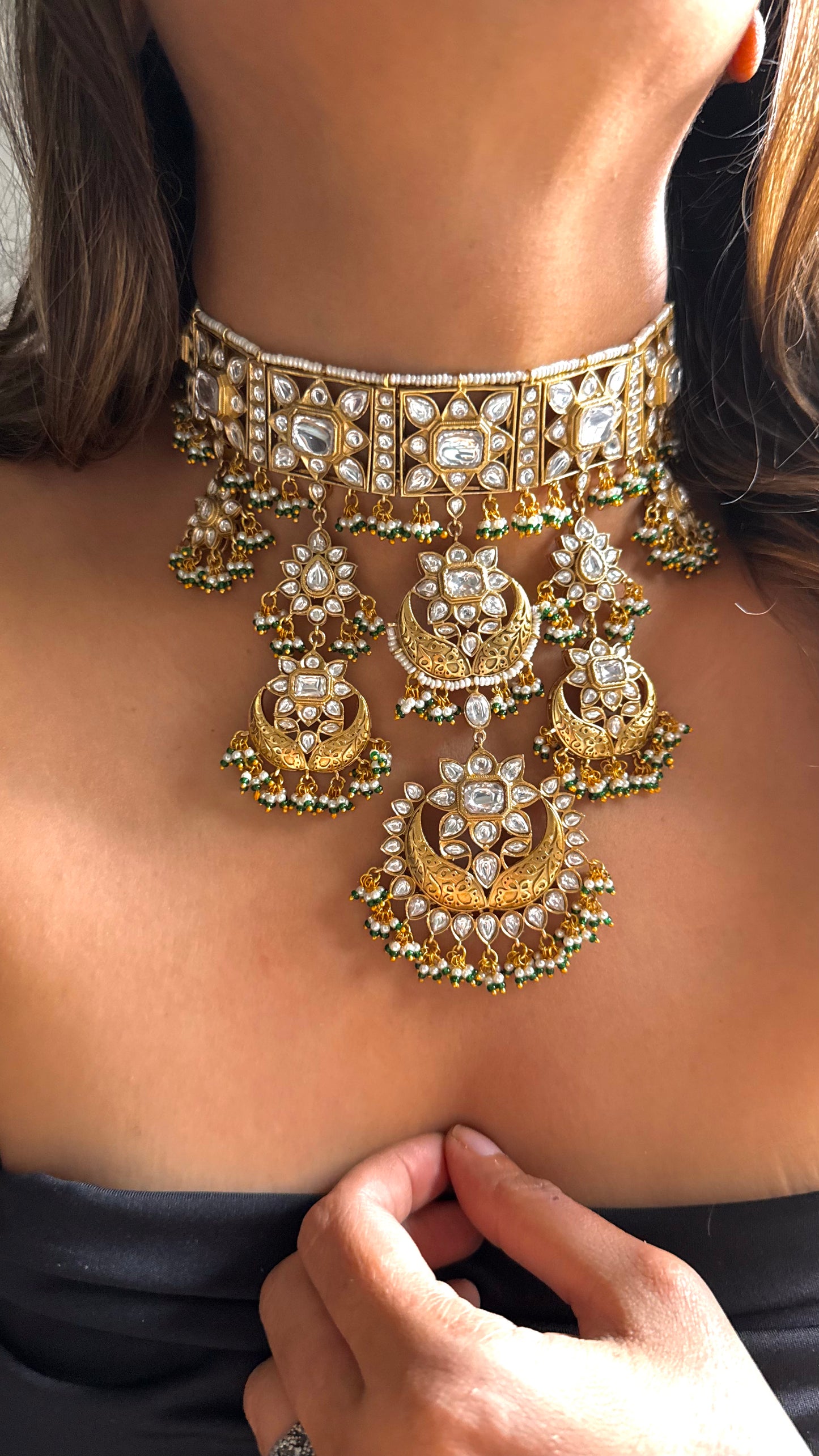 Heritage Polki￼rajwada Choker