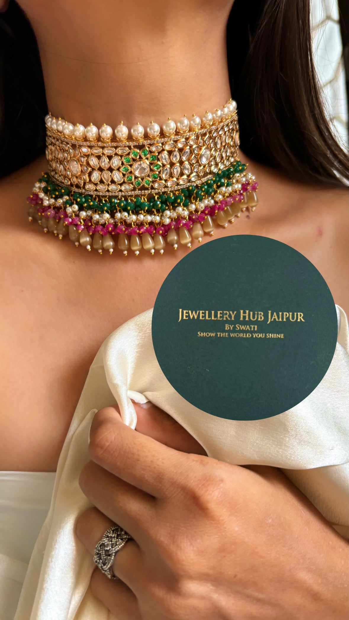 Paachi rajwadi kudan choker