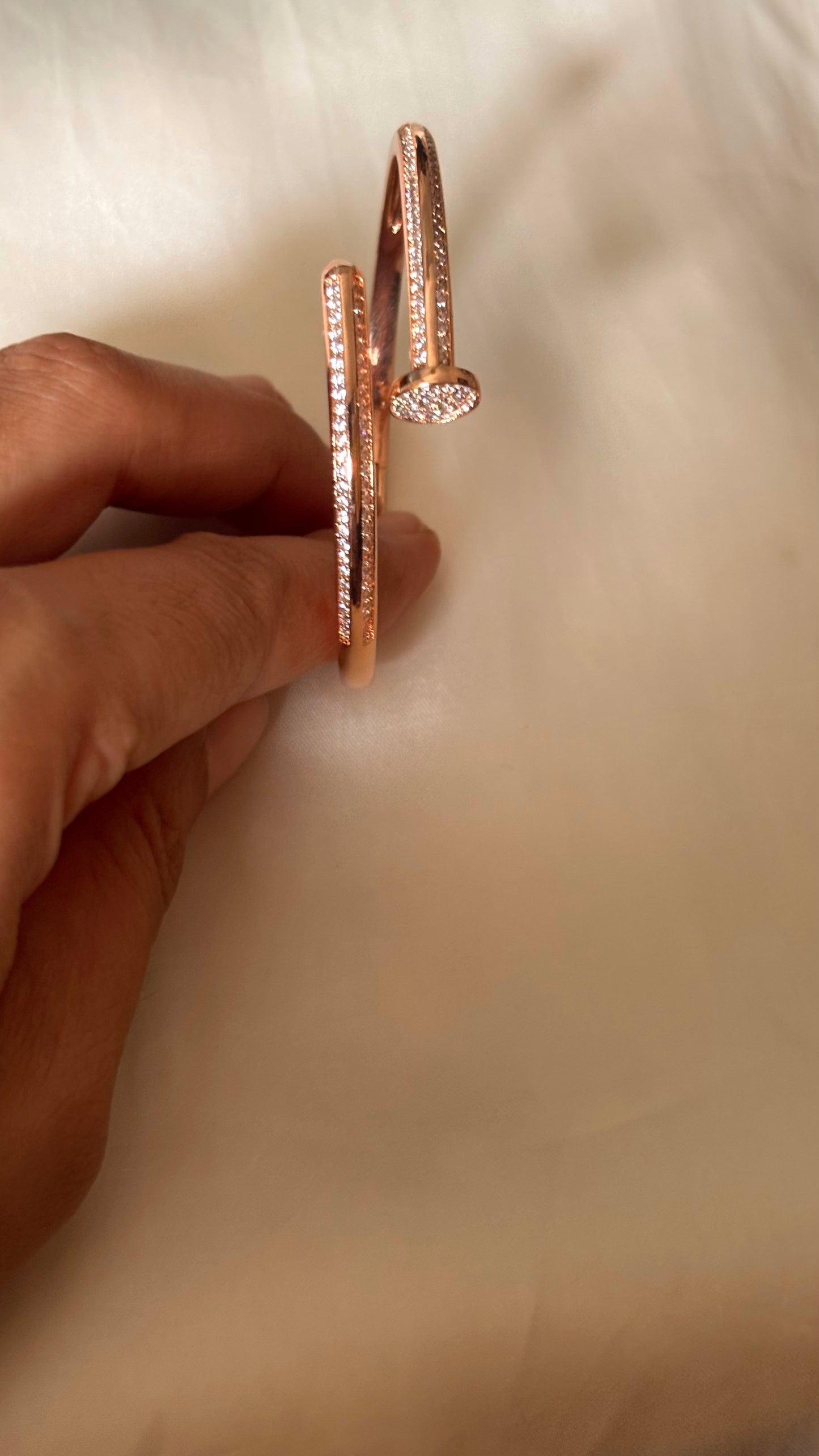 Rose gold bracelet