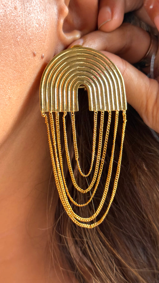 24kt Dubai Gold inspired curtain danglers