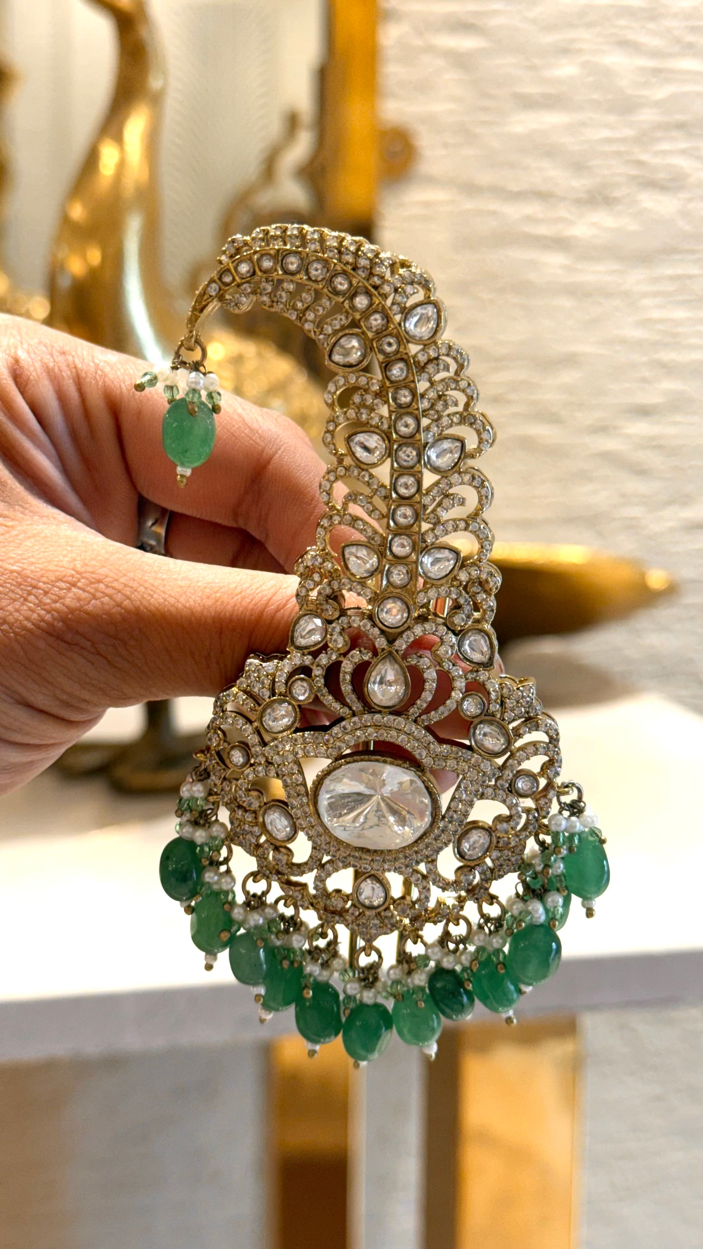 Uncut designer polki Victorian Kalgi