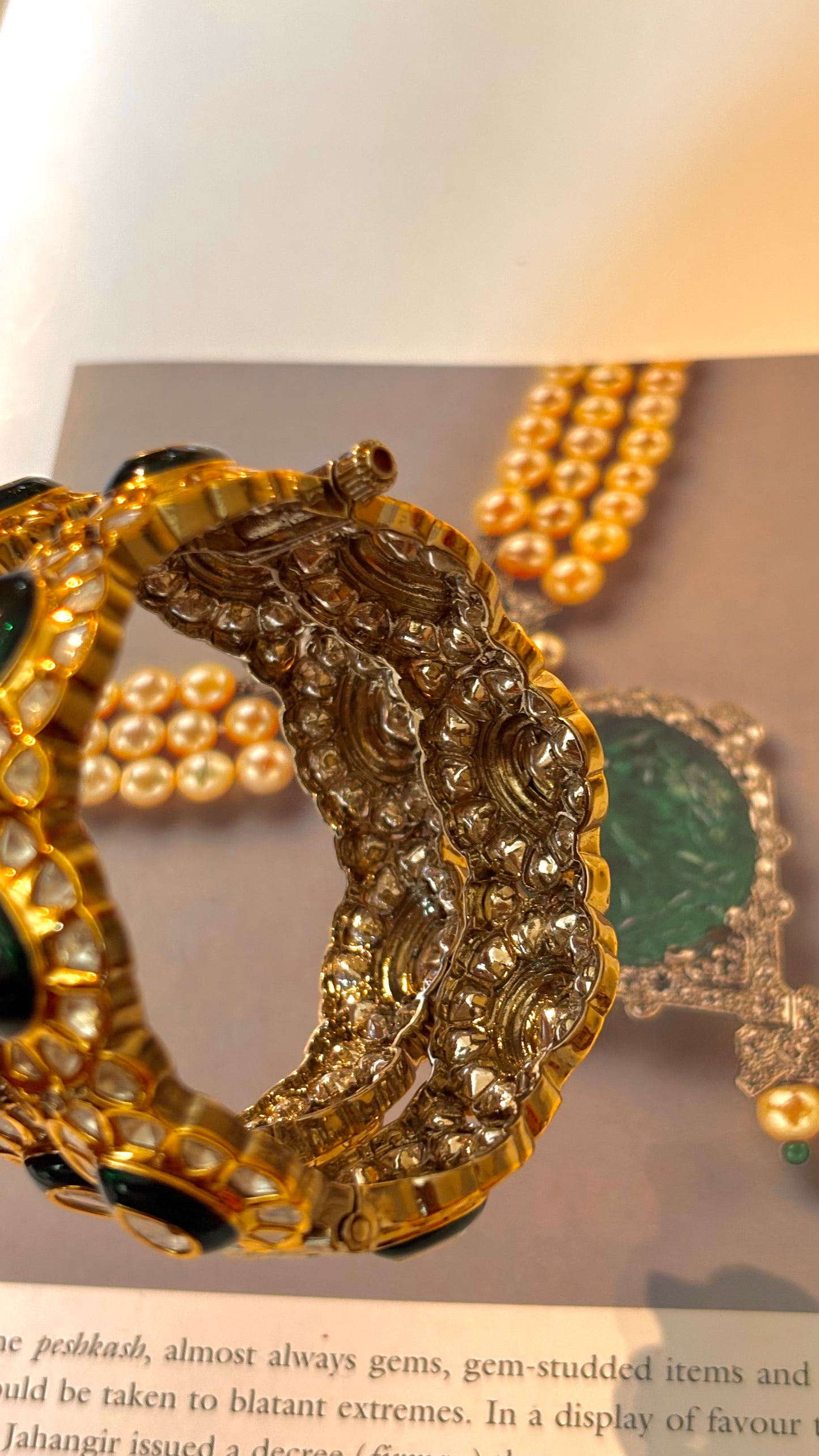 Meenakari polki drop bangles