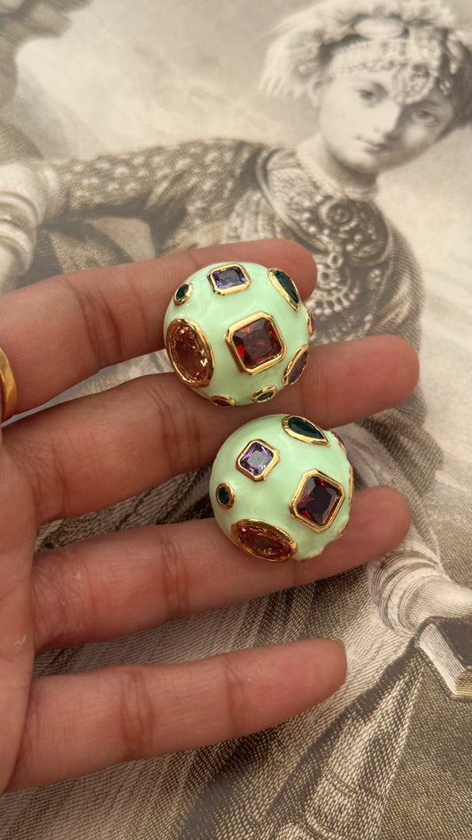 Mint mix designer studs