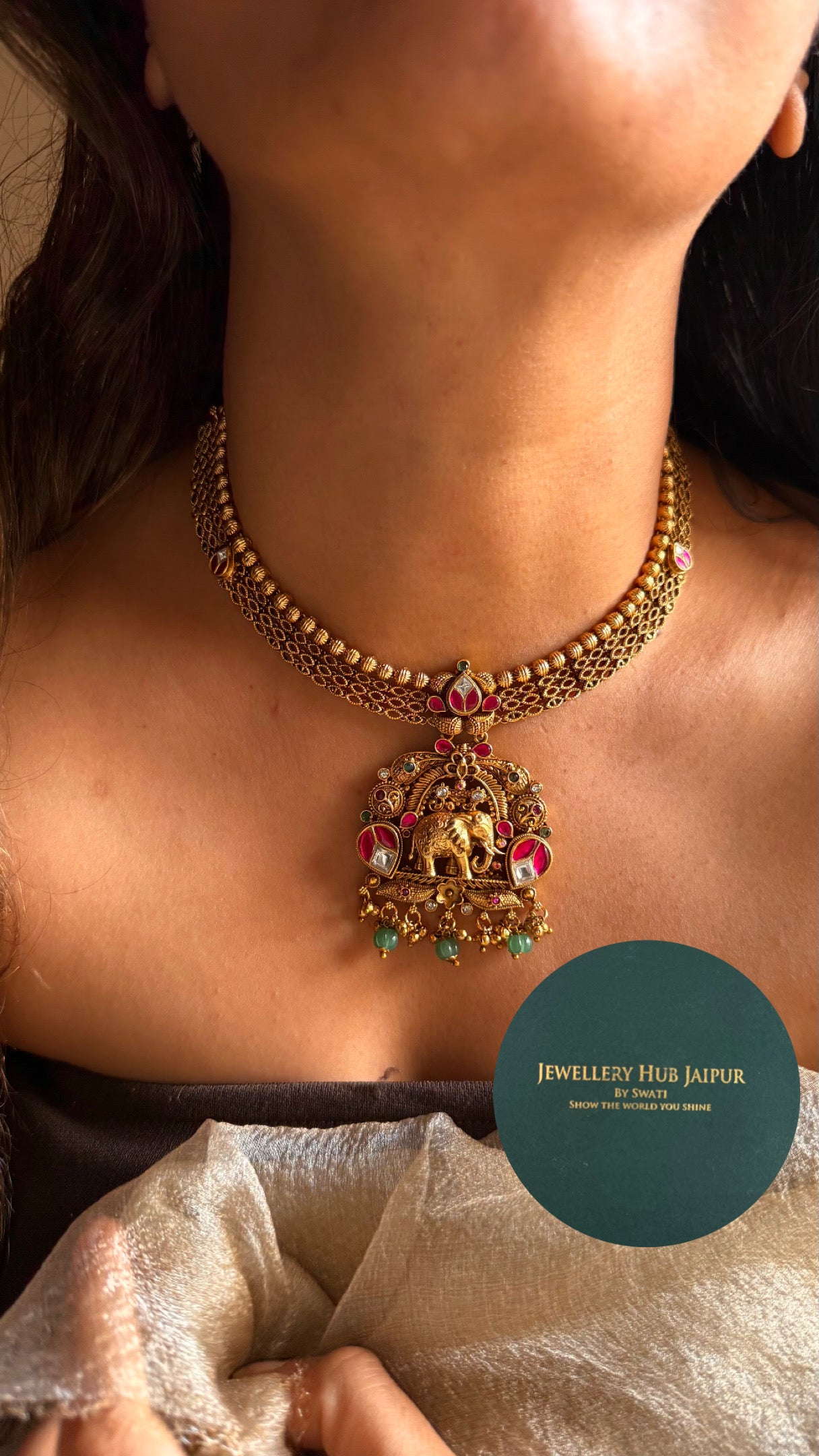 Gajanand Rajwadi Necklace