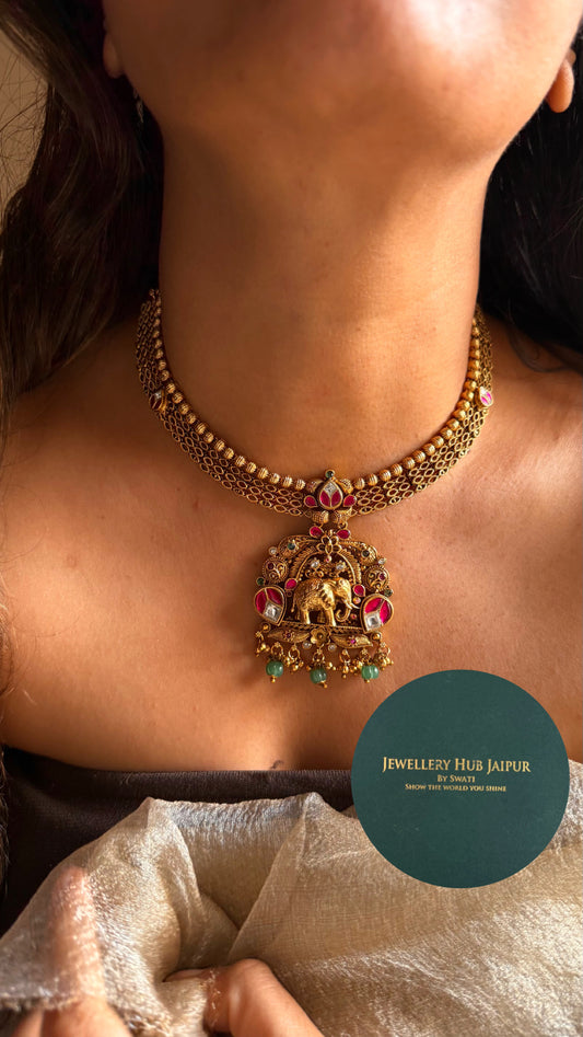 Gajanand Rajwadi Necklace