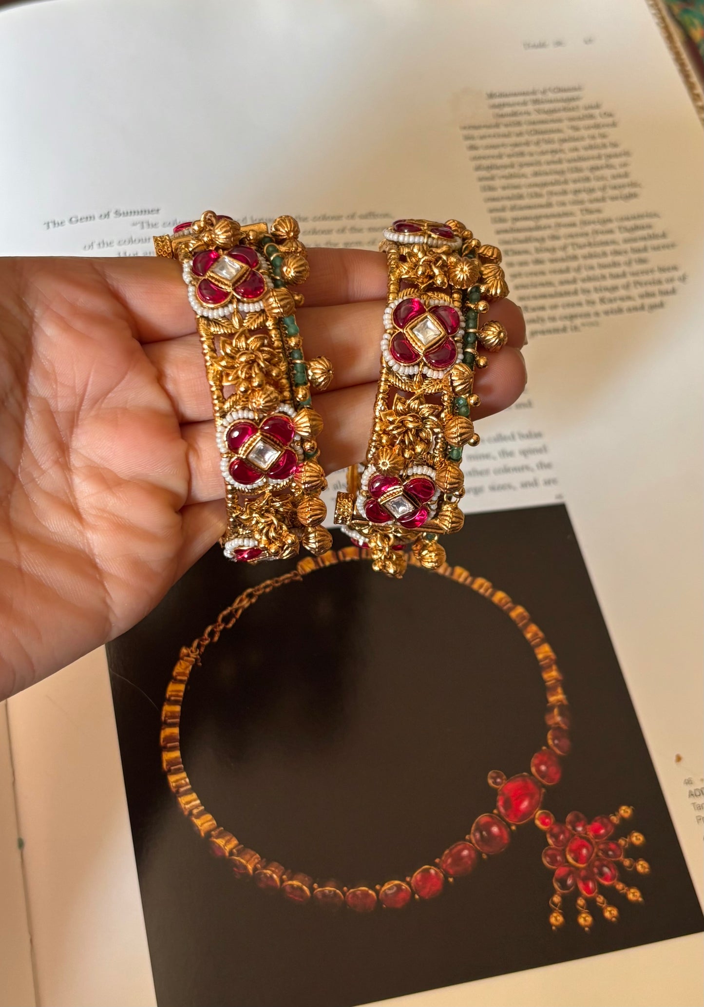 Rani pink royal rajwada bangles