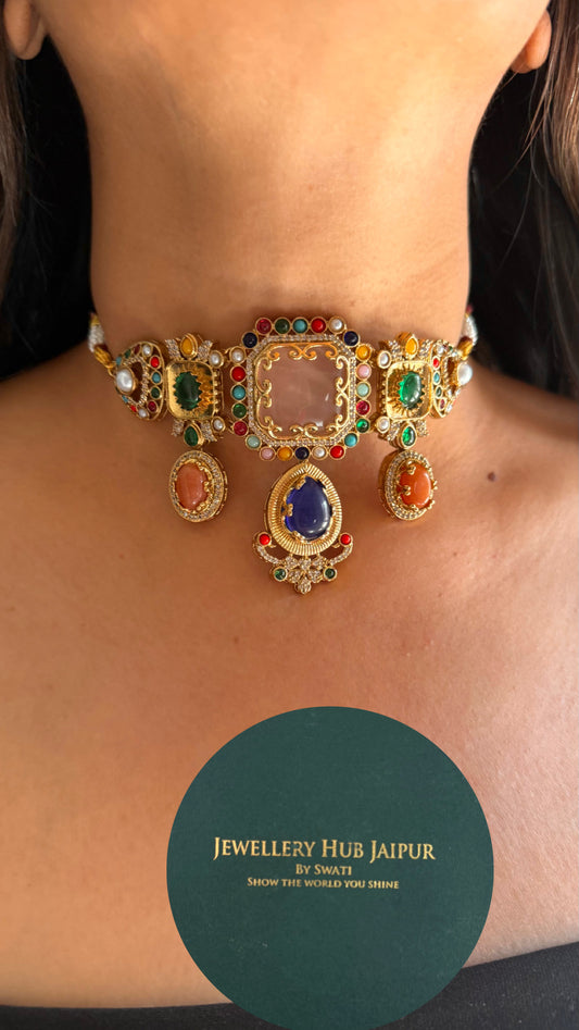 Sabyasachi inspired minimal choker set 1