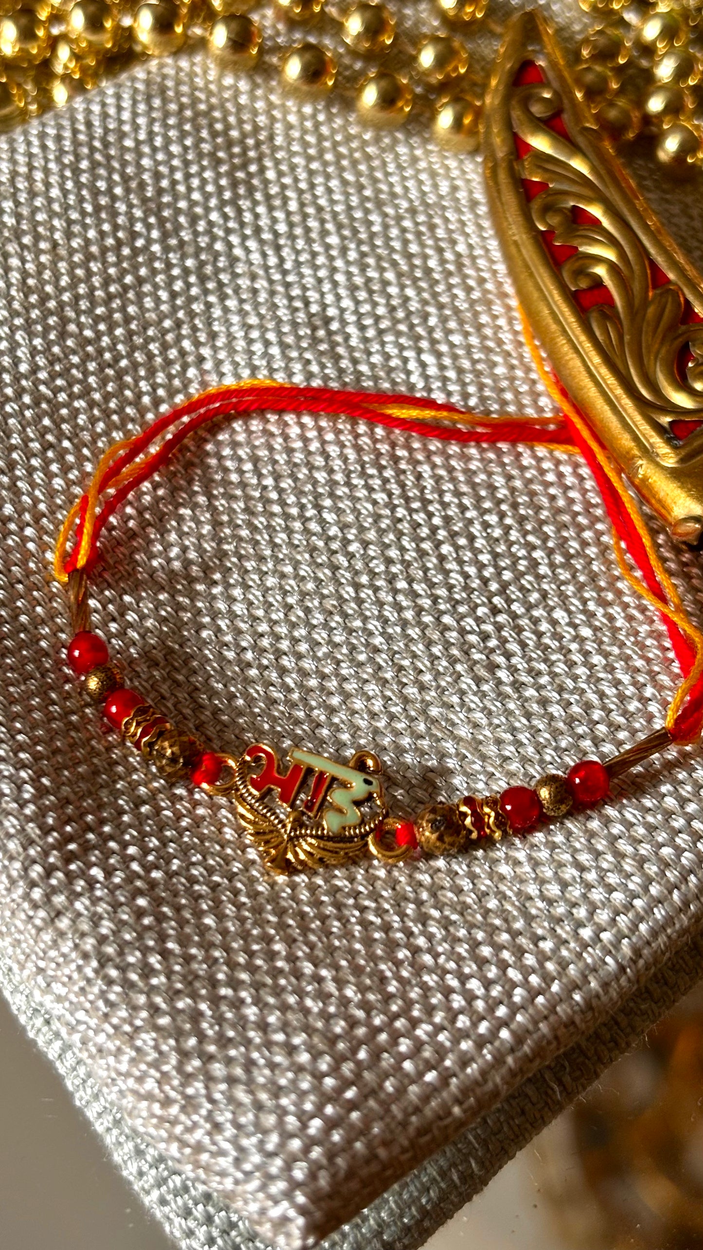 Dhaga with bhai motif ( shipping will be extra )