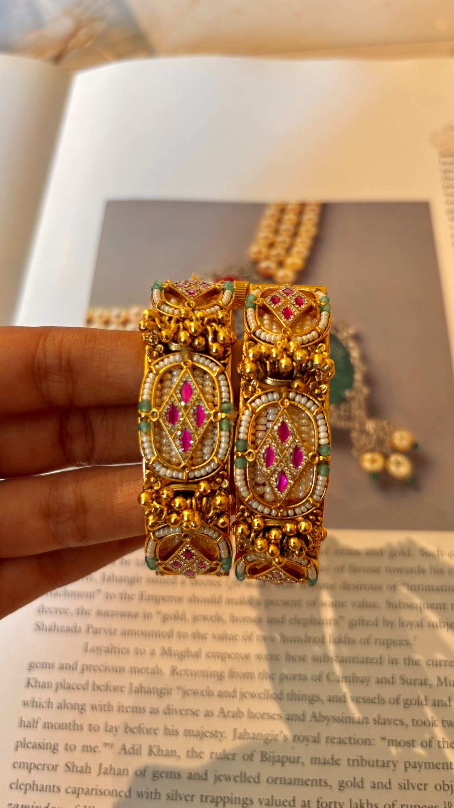 Swarovski mint Nakashi Bangles