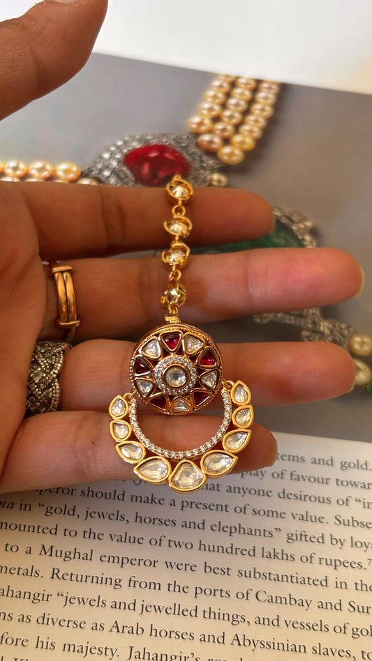 Ruby floral chanbdali borla