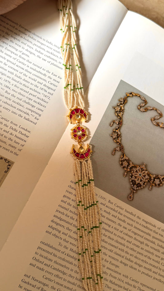 Ruby kundan heritage sheeshpatti