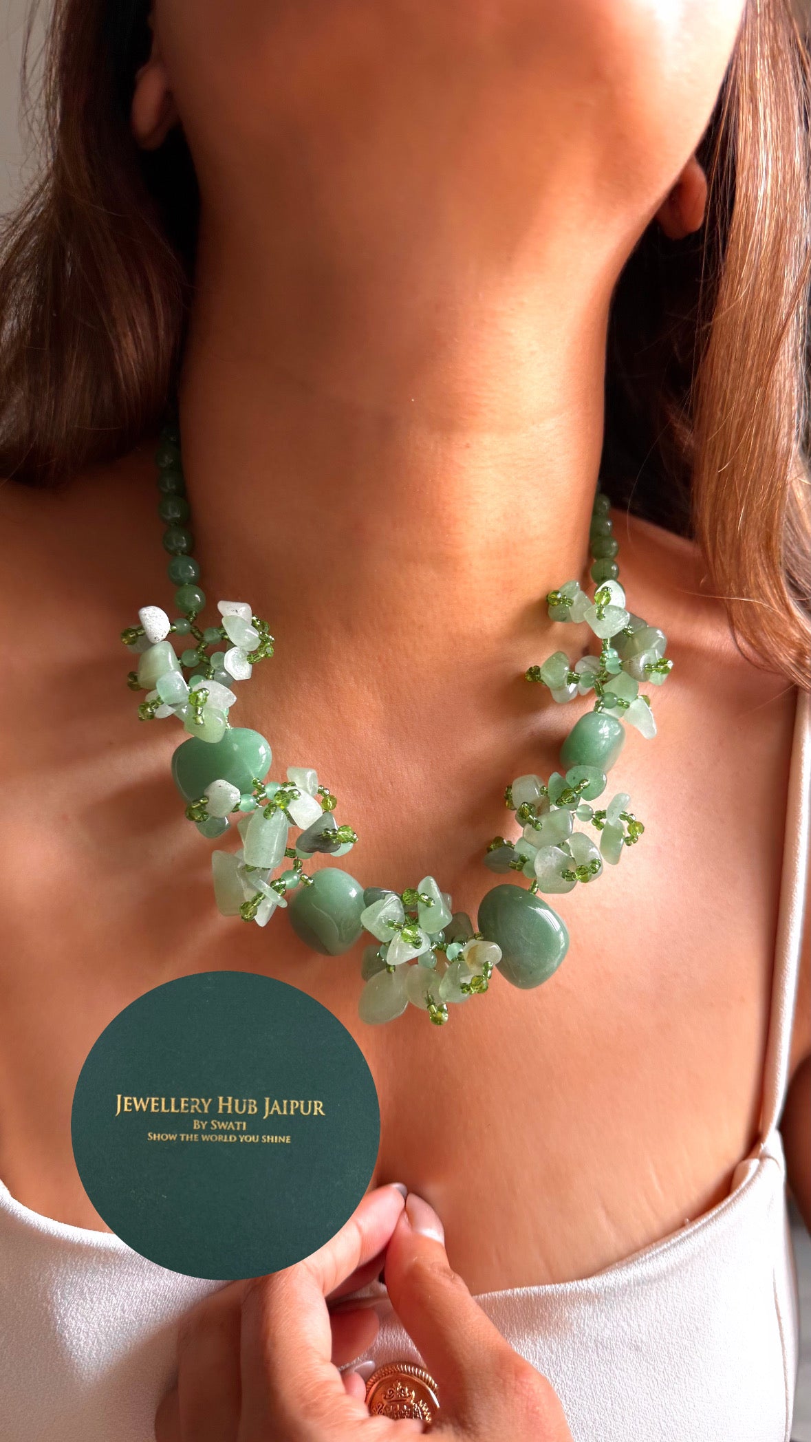 Sage green beach ready string