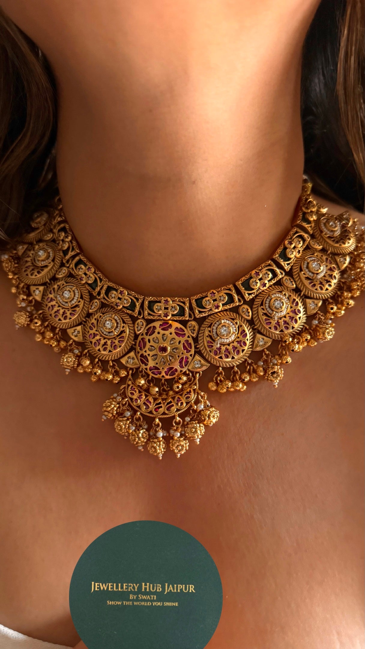 Heritage nakashi gold rajwada Necklace