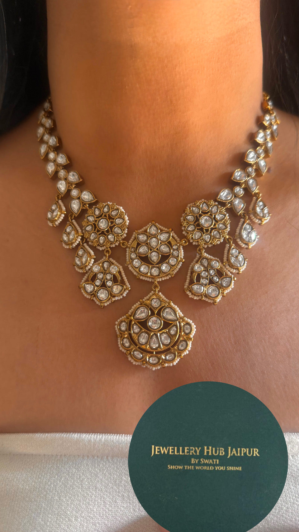 Sabyasachi inspired Victorian polki necklace