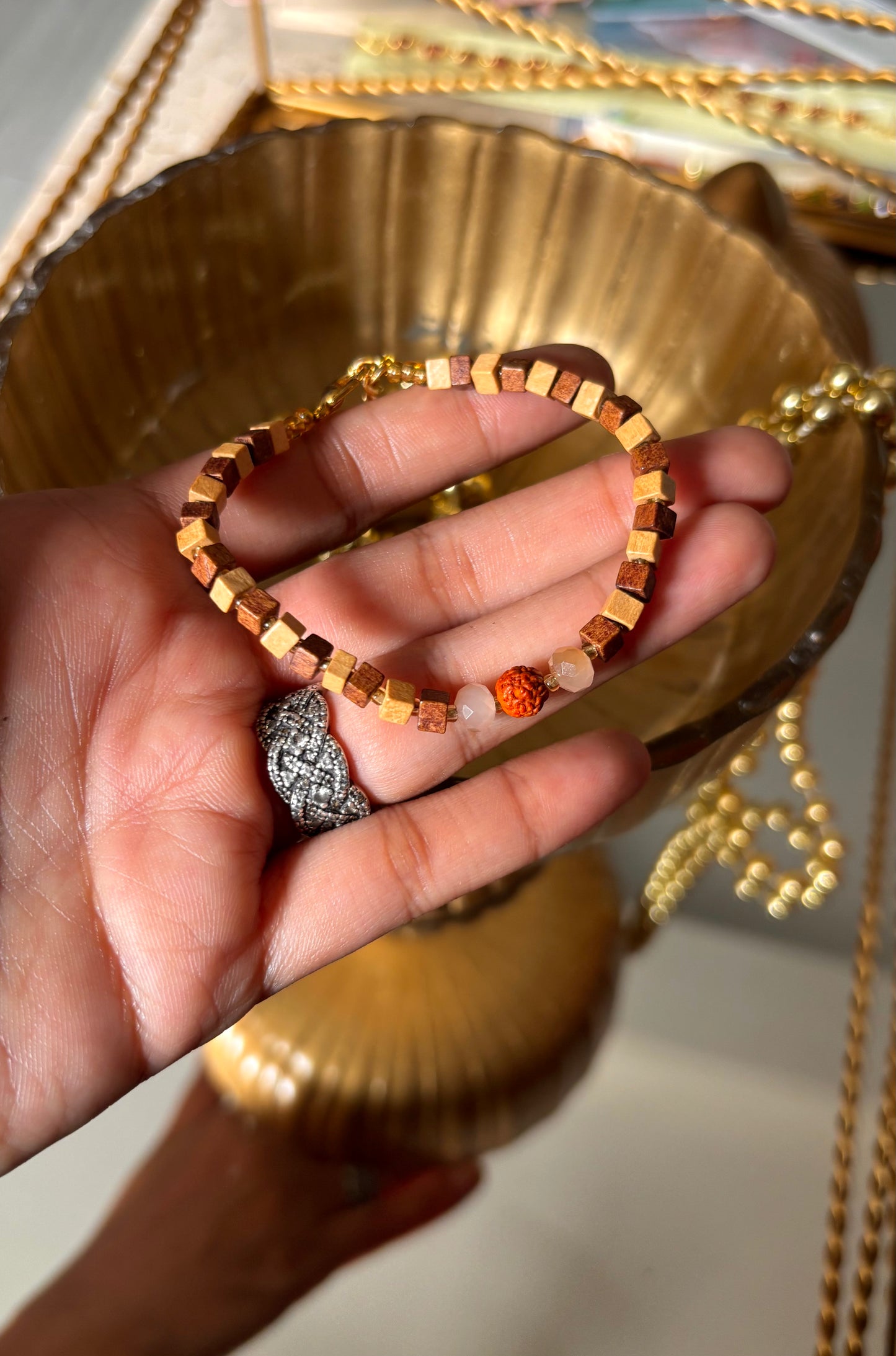 Rudraksh rakhi (shipping will be extra)