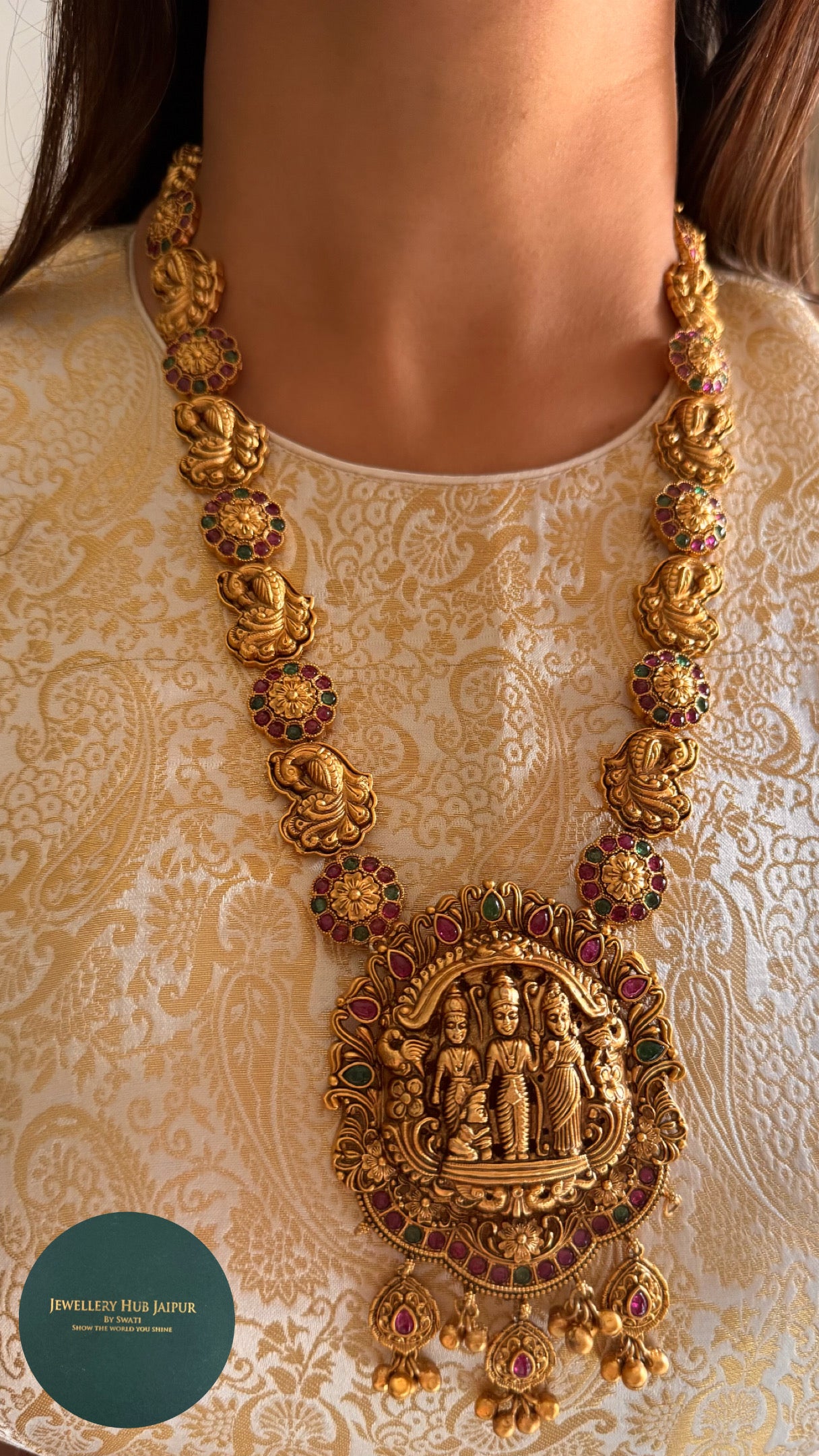Ram durbar long necklace