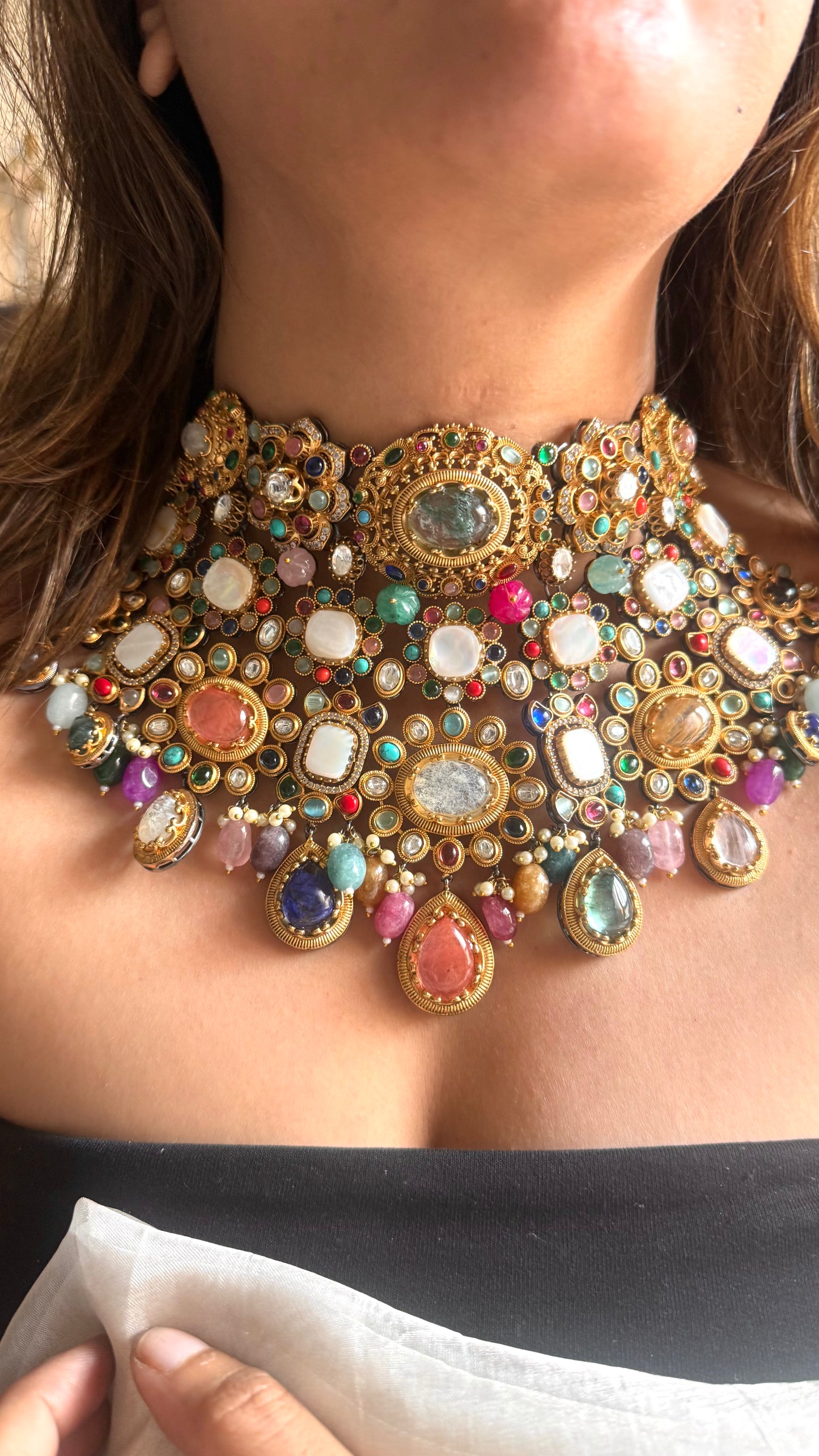 Sabya inspired Vintage Victorian Designer Necklace