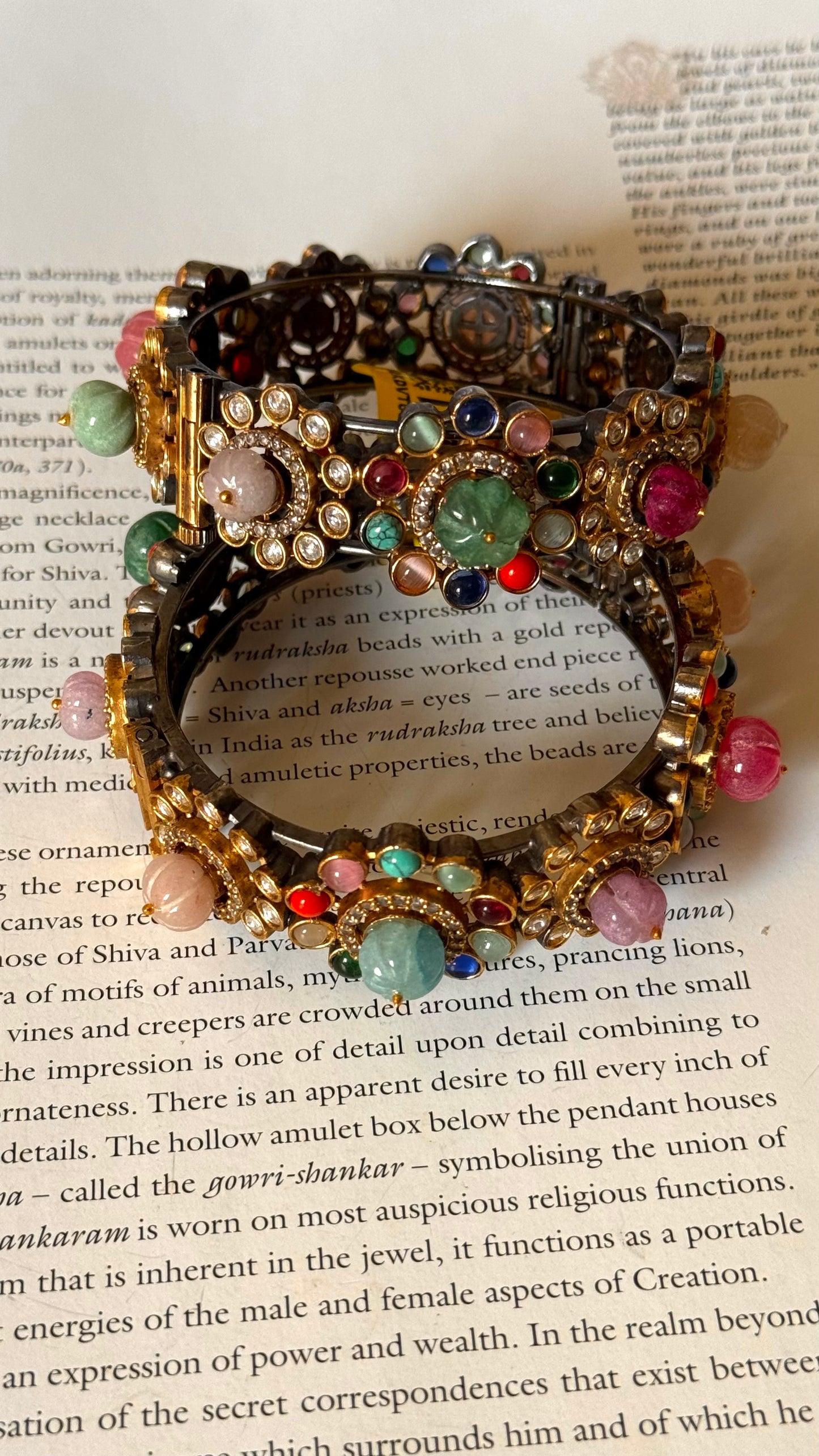 Sabhyasachi inspired multicoloured Bangles