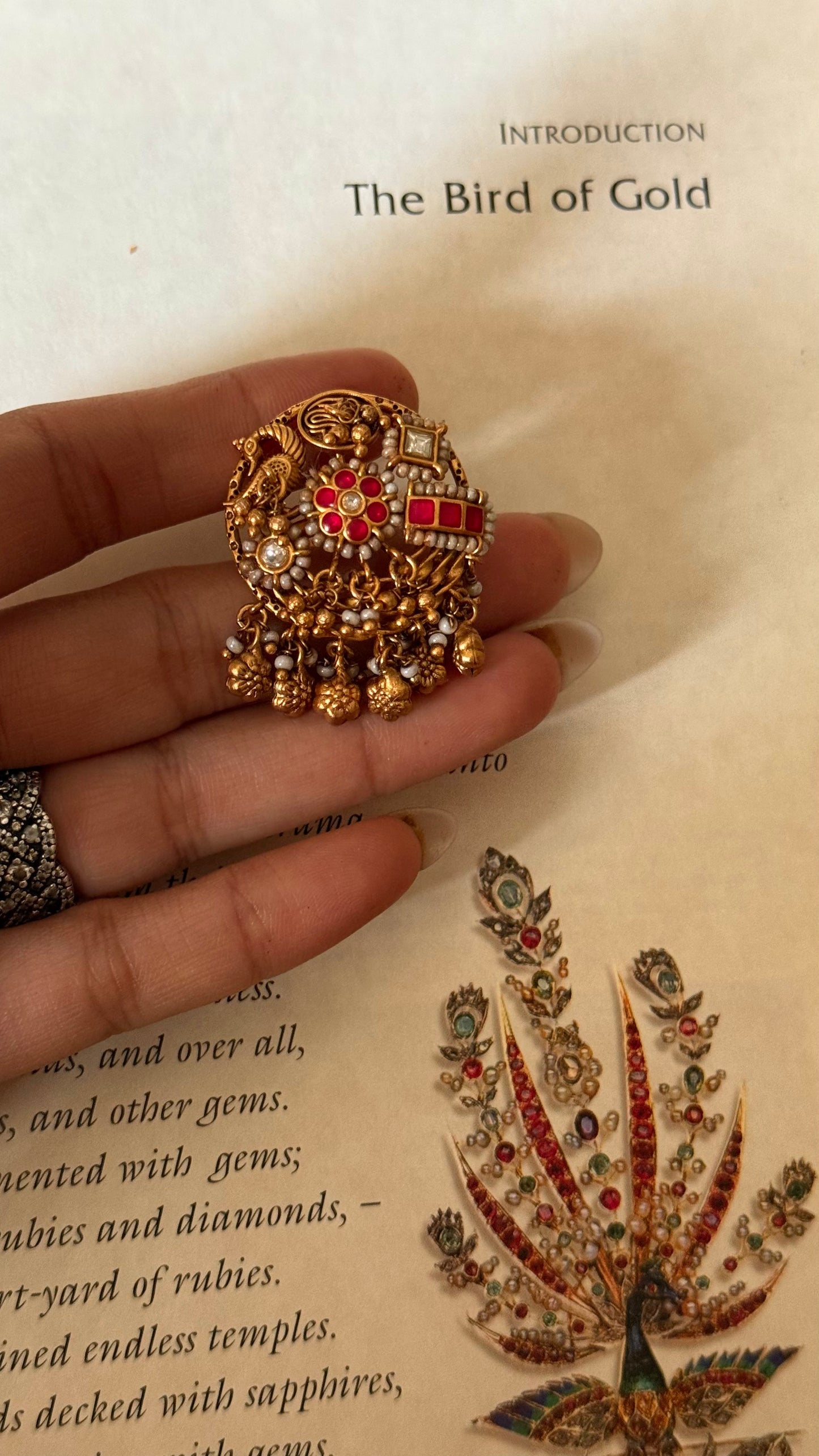 Ruby Rajwada adjustable ring