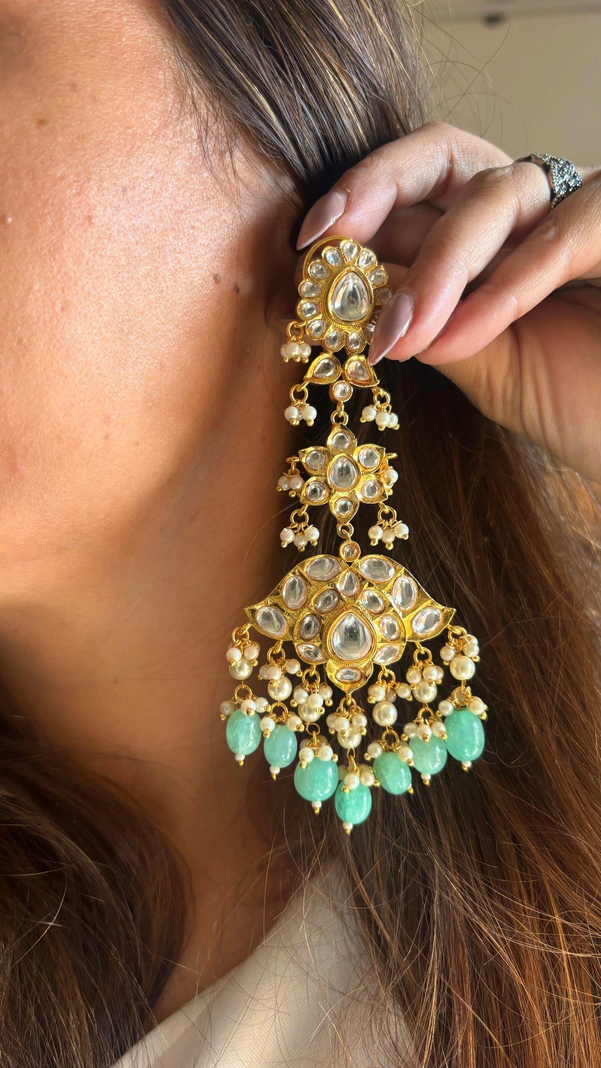 Firoza tyaani style danglers