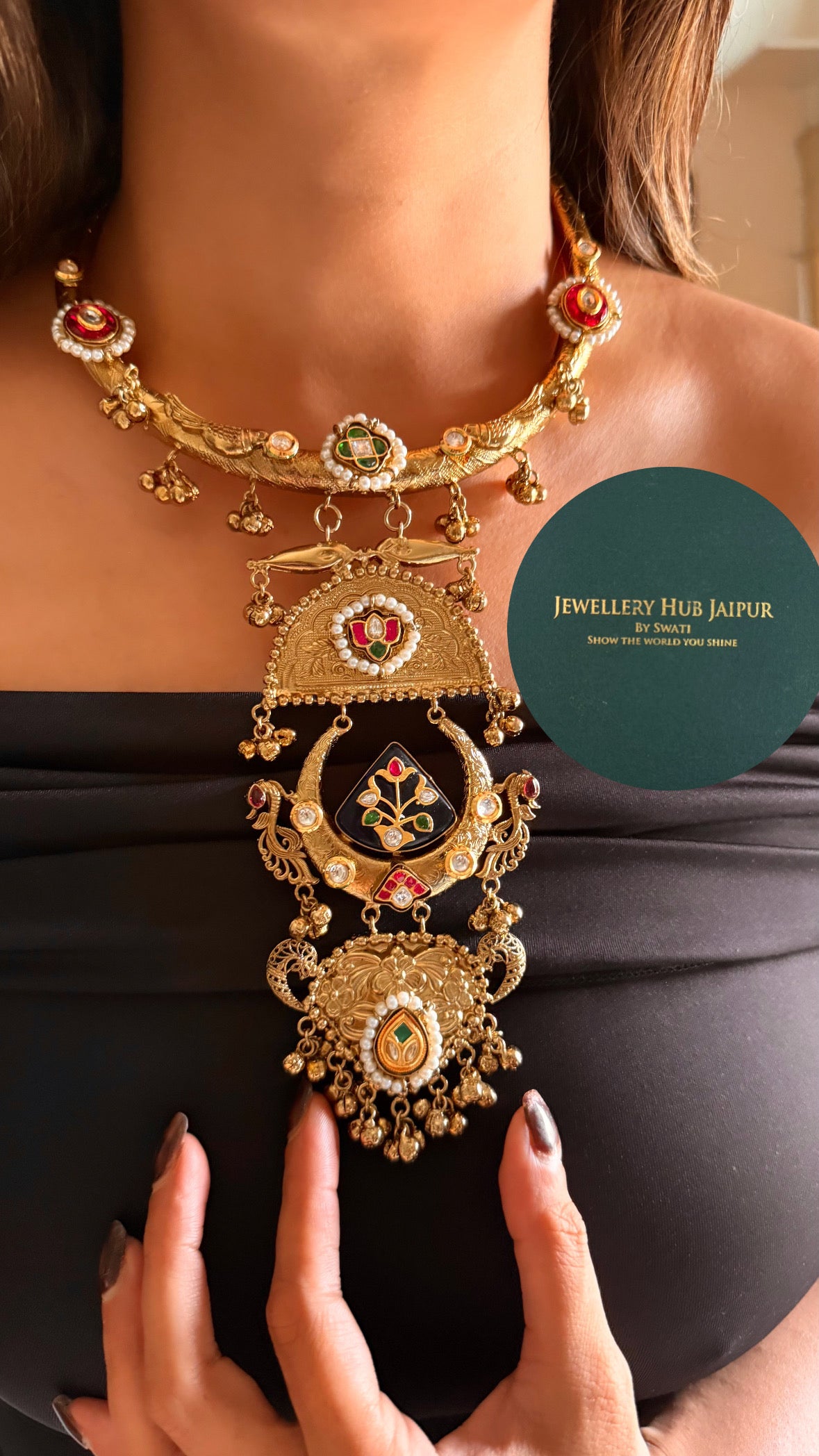 Ruby & emerald rajwada hasli