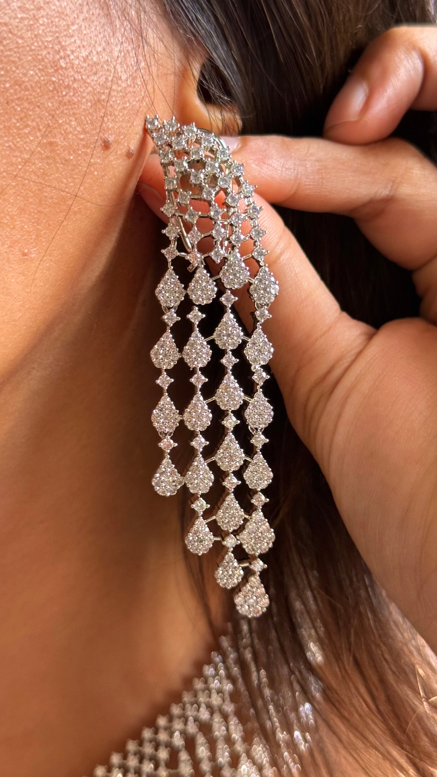 Noor shine cz diamond Necklace