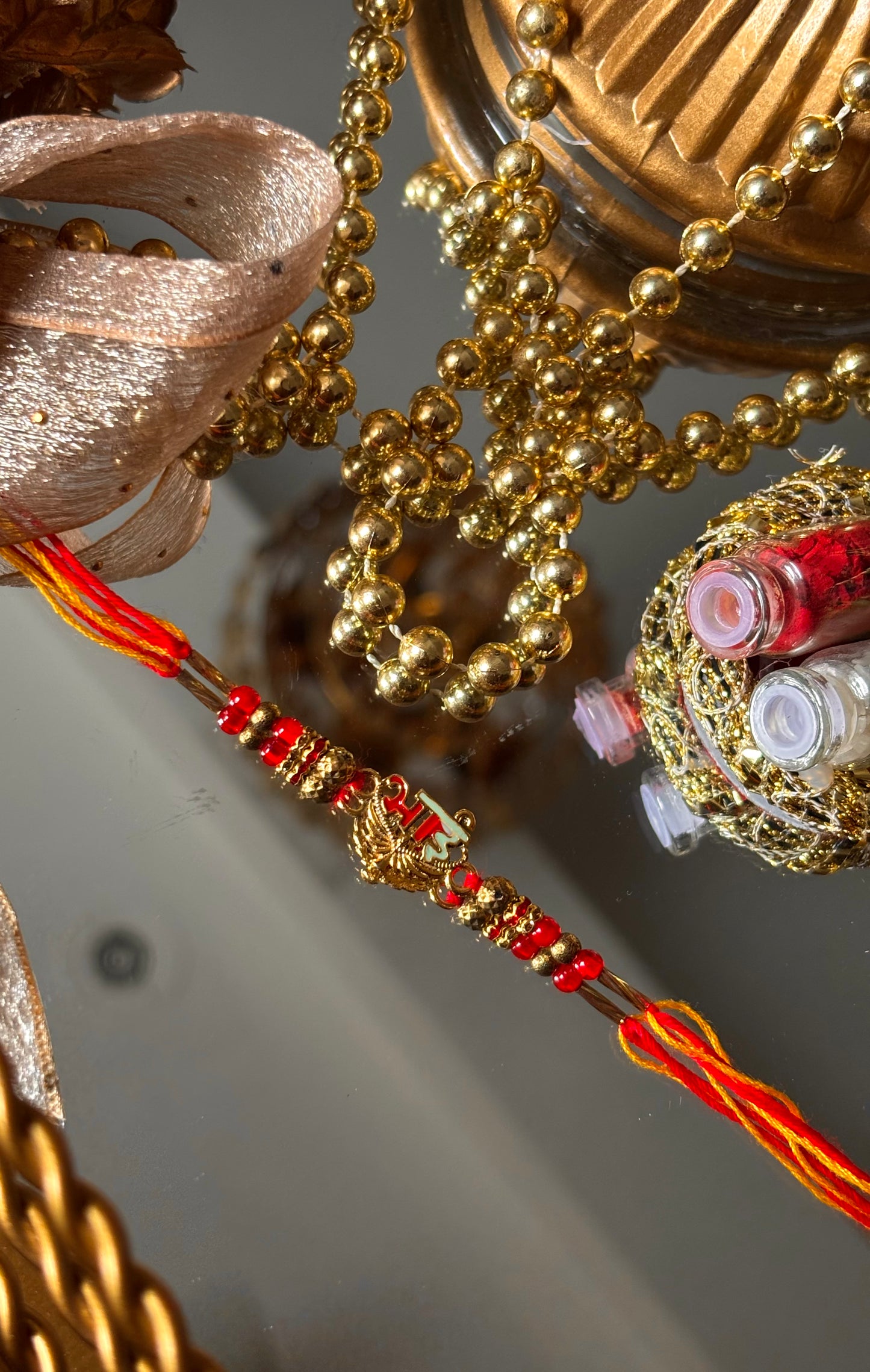 Dhaga with bhai motif ( shipping will be extra )
