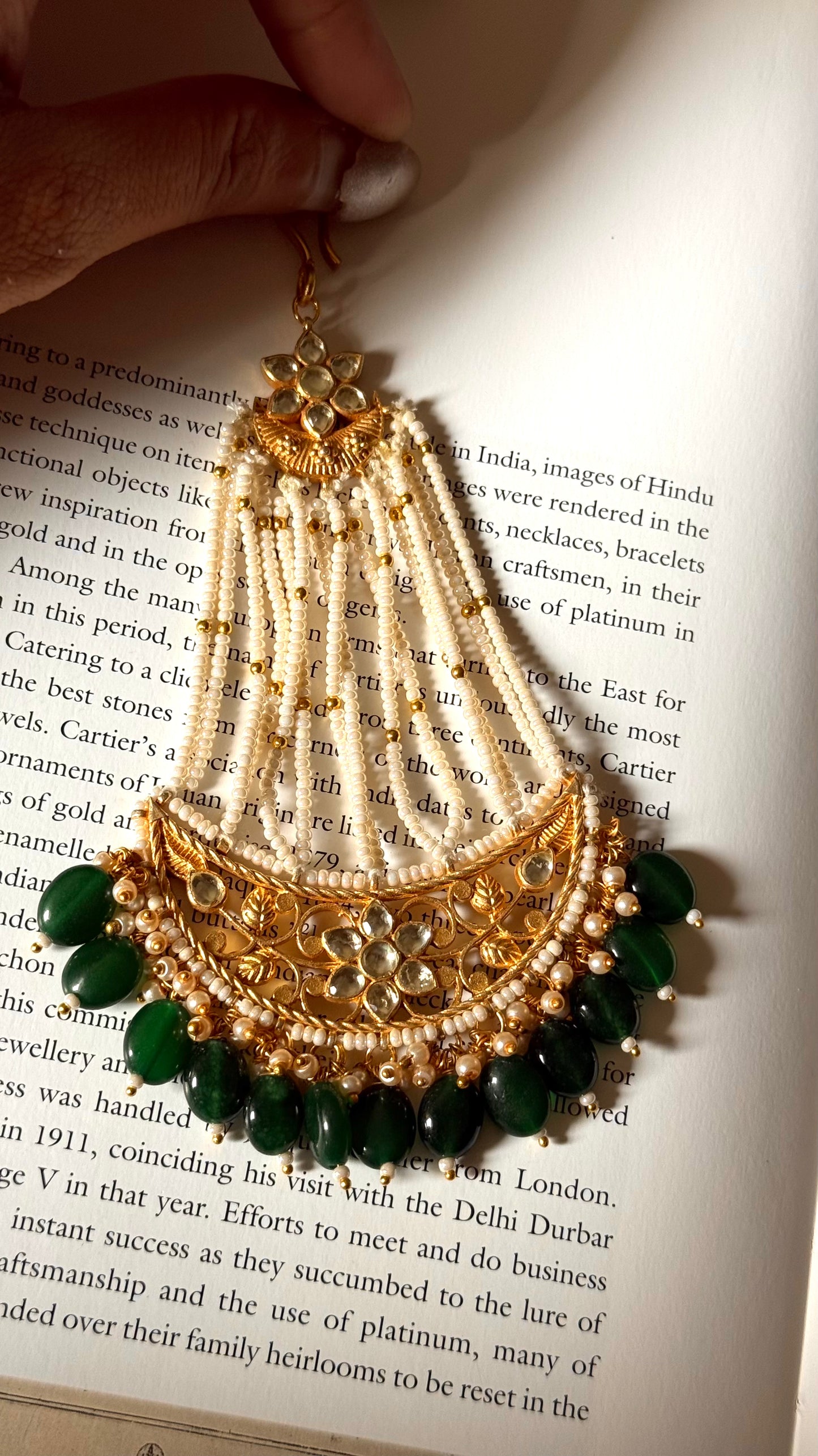Paachi Heritage emerald drop passa