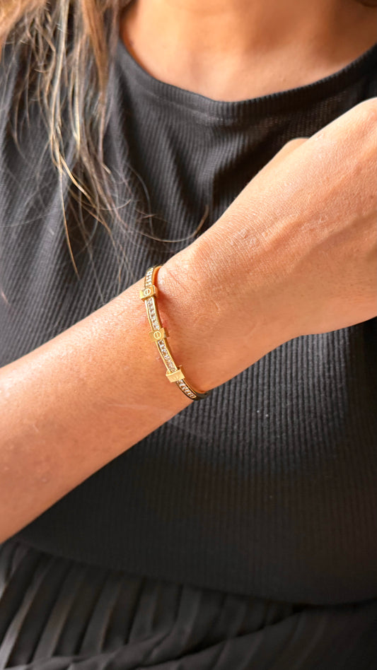 Gilded Serpent Chain Bracelet